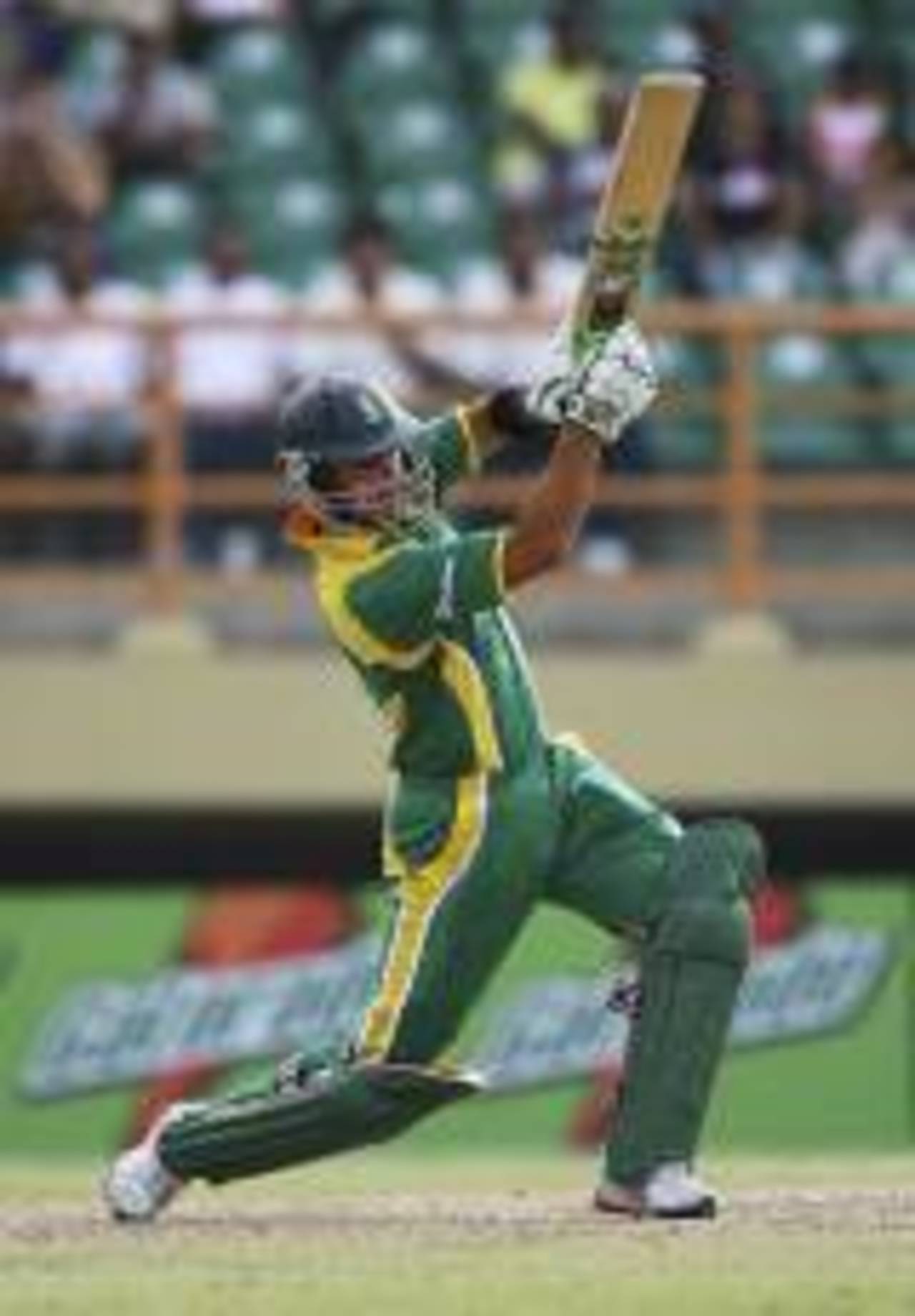 Herschelle Gibbs drives handsomely but fell for 6, Ireland v South Africa, Guyana, April 3, 2007
