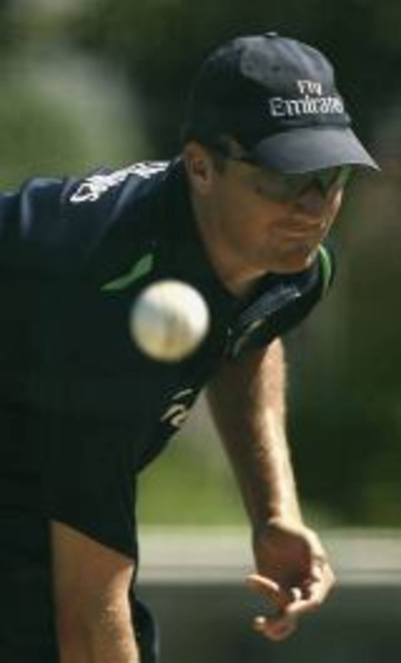 Stuart Clark bowls at Australia's net session, St John's, Antigua, April 4, 2007