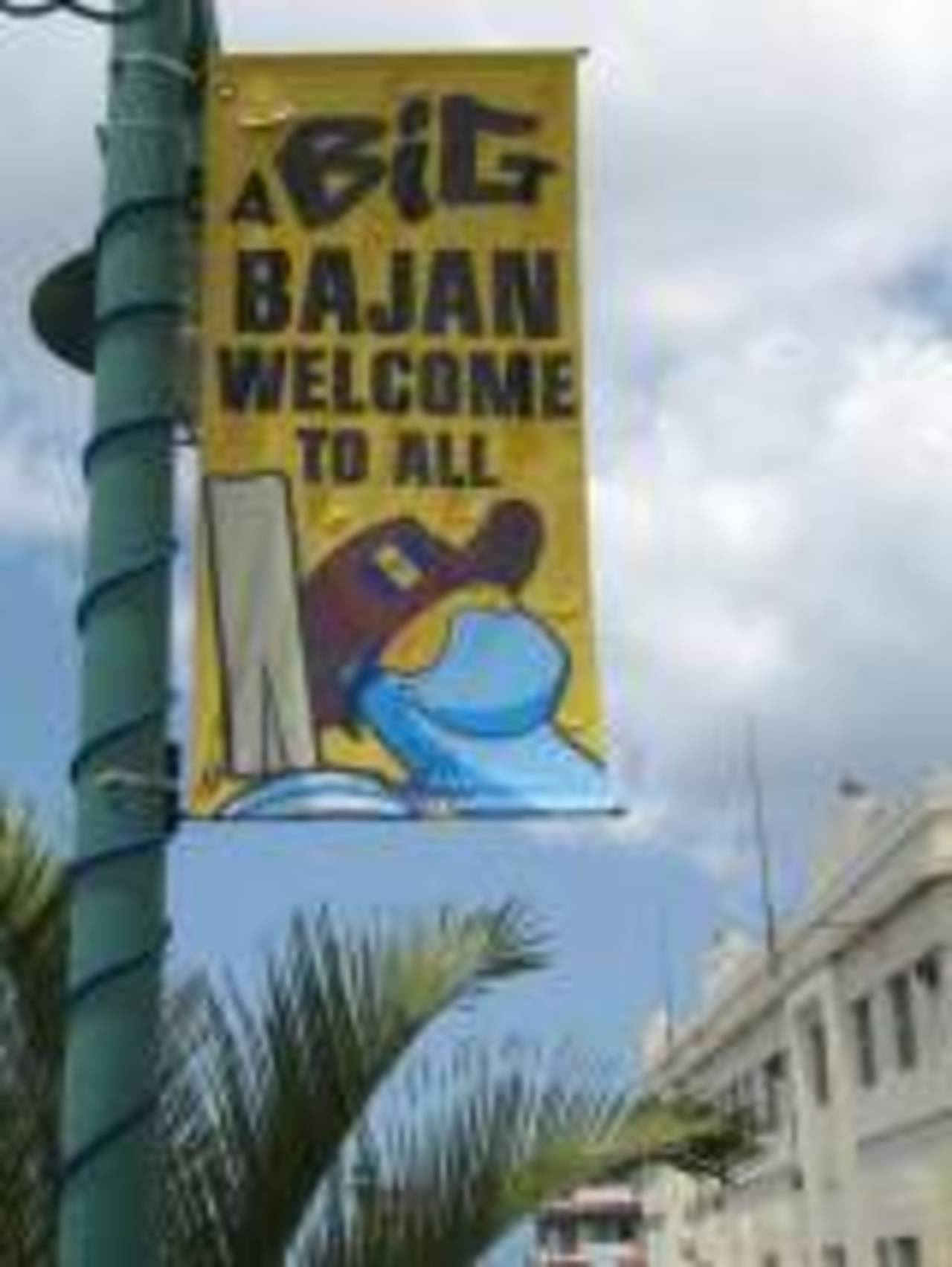 Banner in Barbados