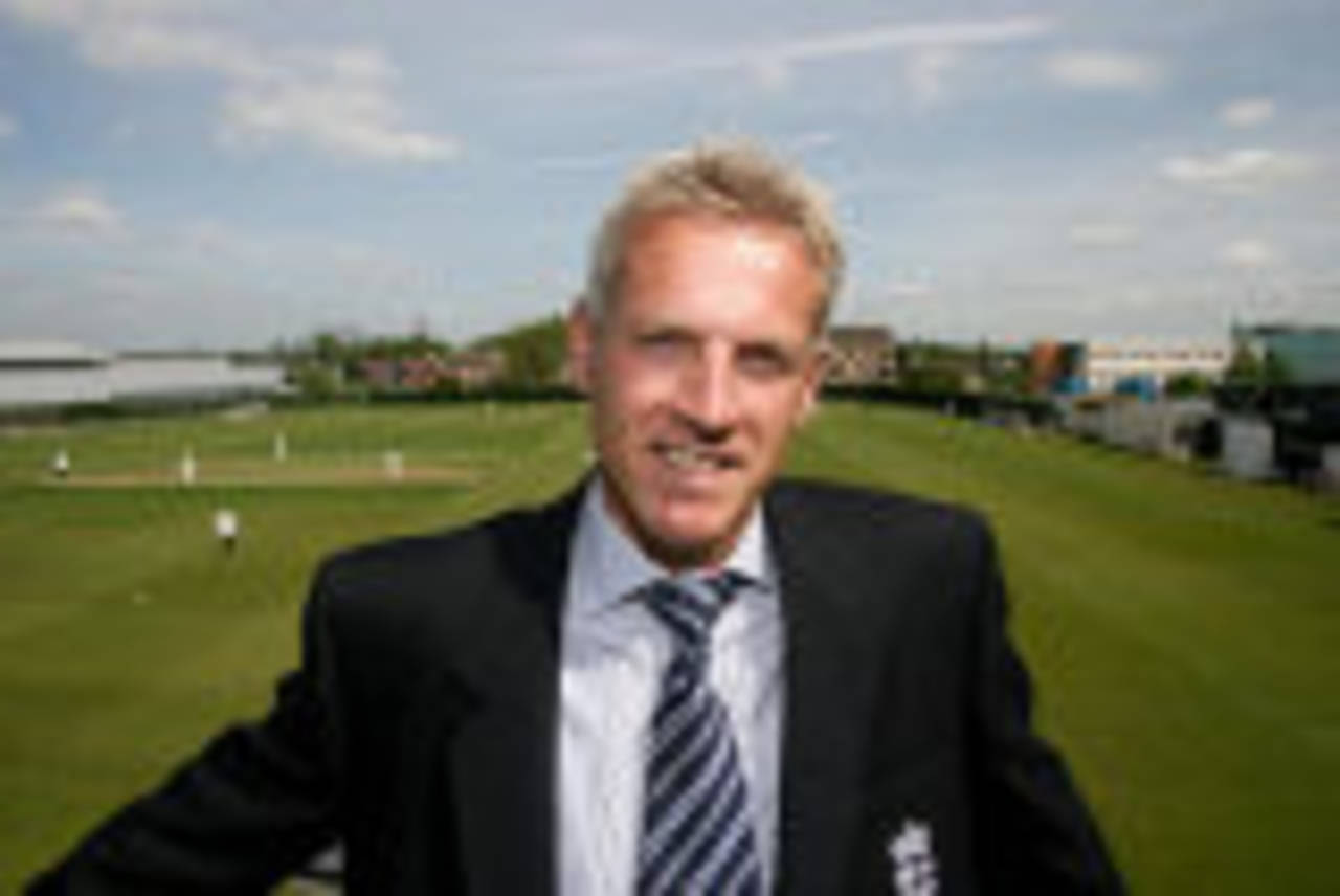 Peter Moores poses at the ECB National Academy, Loughborough, April 25, 2007
