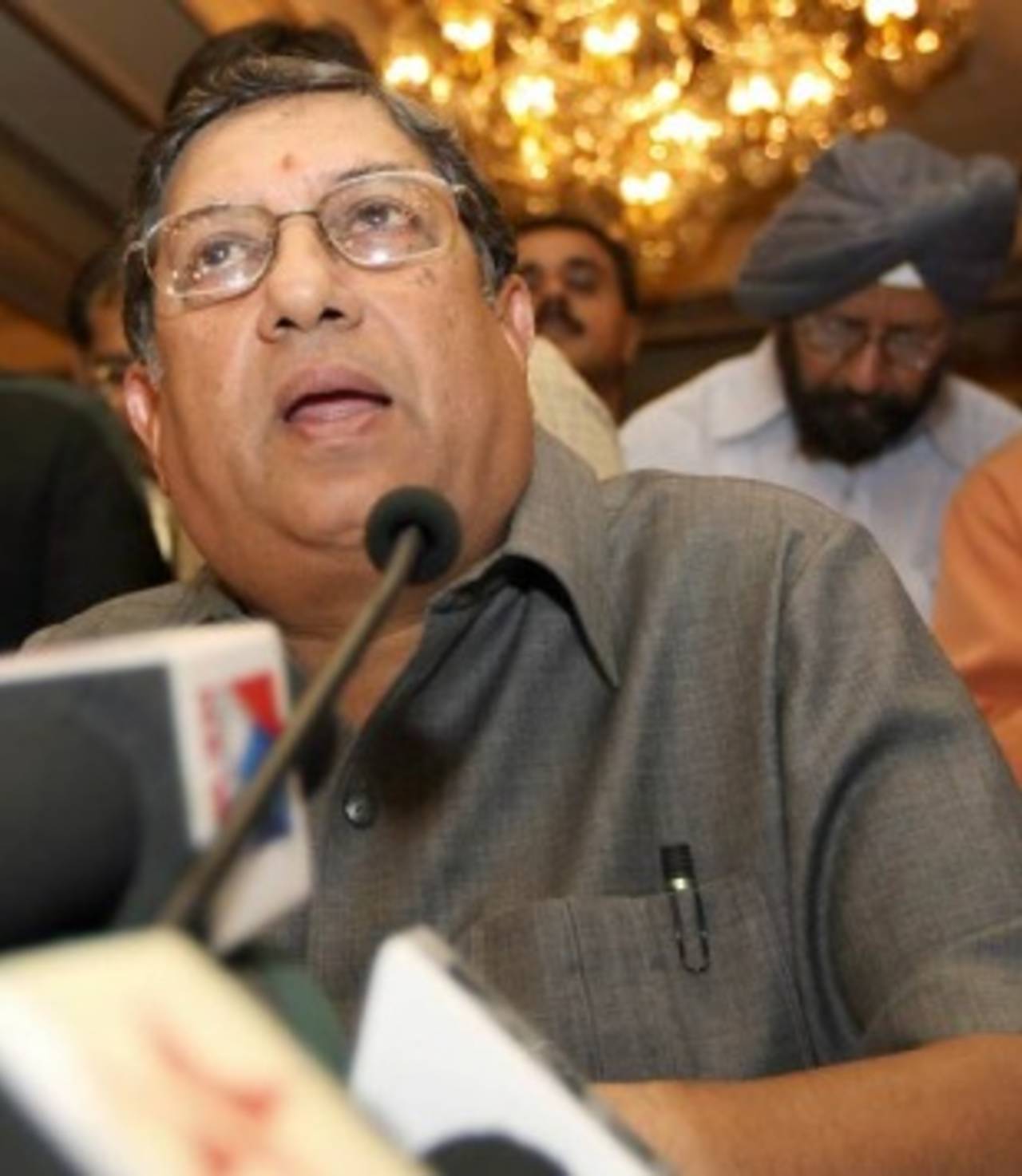 Srinivasan's tenure as president is subject to the outcome of a petition challenging his election&nbsp;&nbsp;&bull;&nbsp;&nbsp;AFP