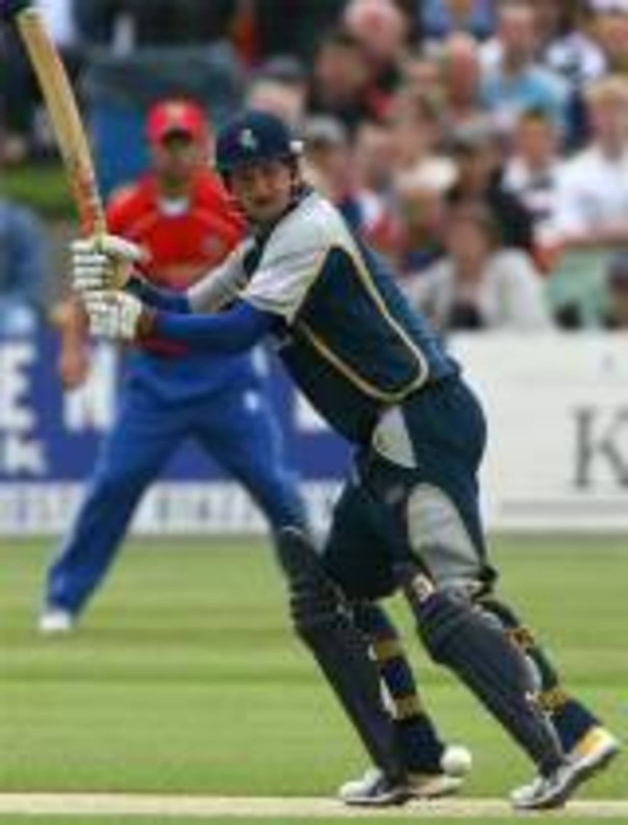Rob Key plays one off his toes before rain halted play, Kent v Essex, Twenty20 Cup, Canterbury, June 23, 2007