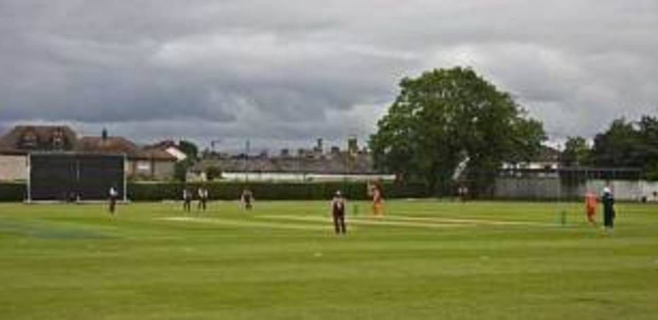 A general view of the cricket ground at Clontarf, Netherlands v West Indies, Quadrangular Series, Clontarf, July 10, 2007