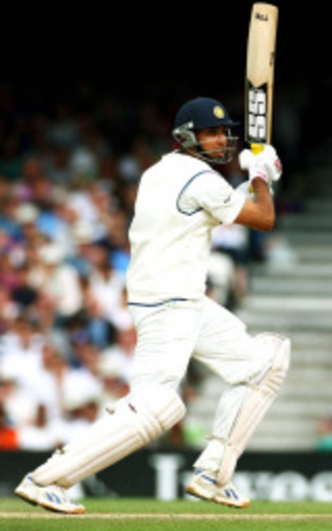 VVS Laxman played some delightful strokes in his unbeaten 46, England v India, 3rd Test, The Oval, 4th day, August 12, 2007