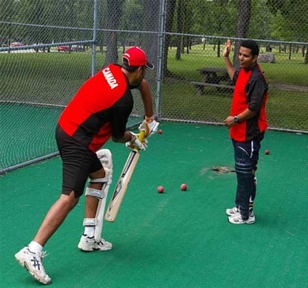 Canada's new full-time coach Pubudu Dassanayake puts some ideas into practice