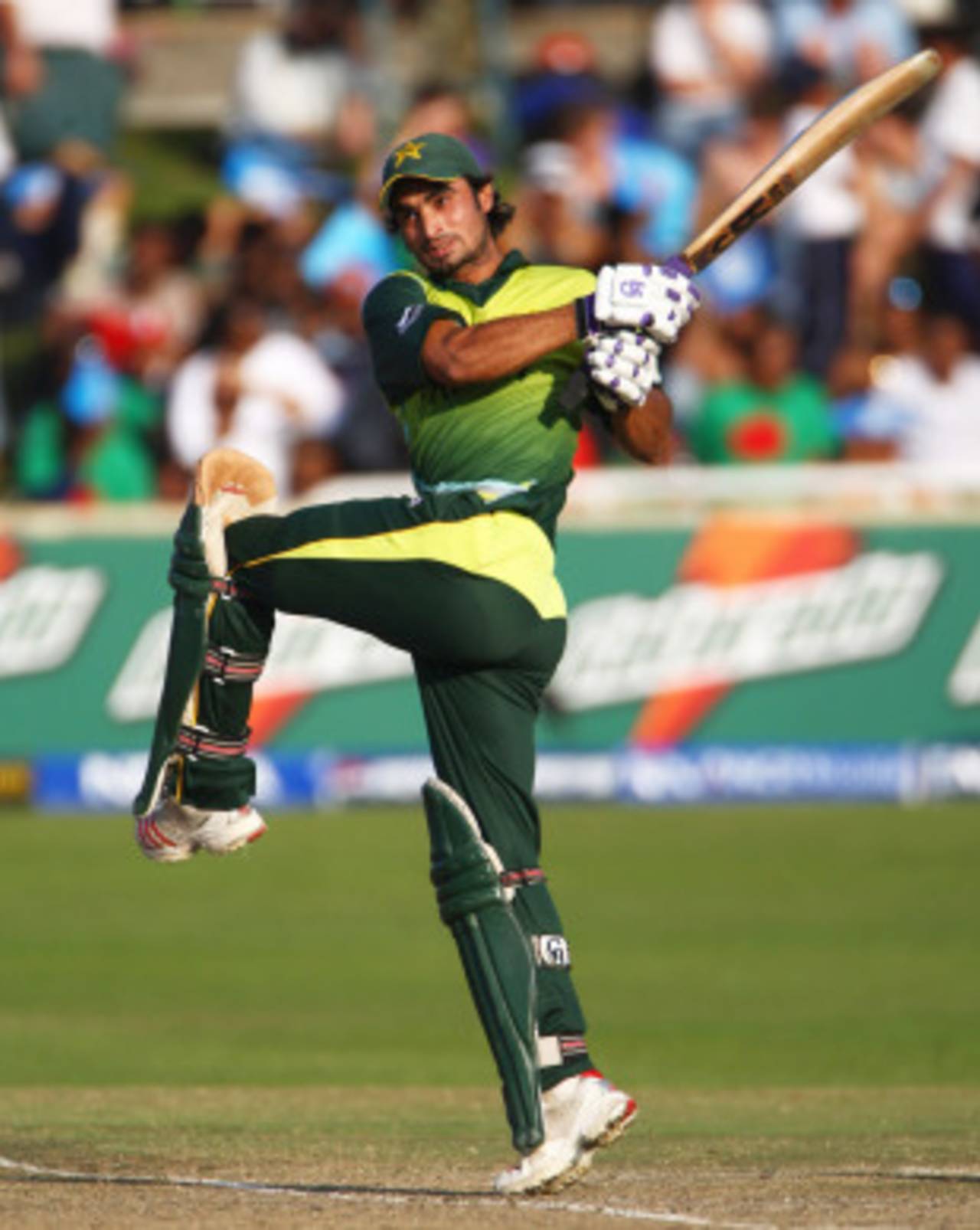 Imran Nazir swivels on one leg to steer a ball to the on side, Bangladesh v Pakistan, Group F, ICC World Twenty20, Cape Town, September 20, 2007