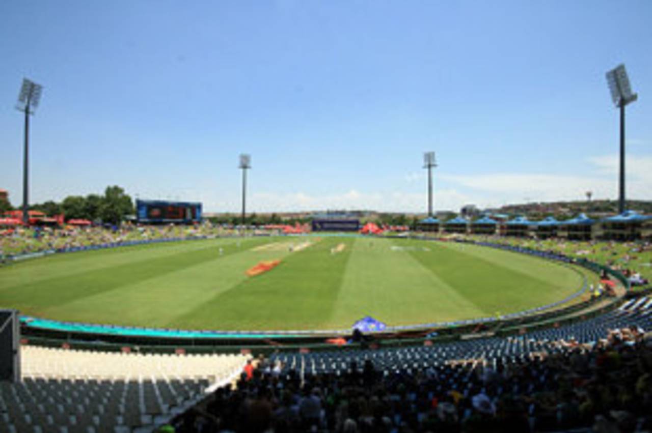 A view of the SuperSport Park from the stands, South Africa v New Zealand, 2nd Test, Centurion, 2nd day, November 17, 2007