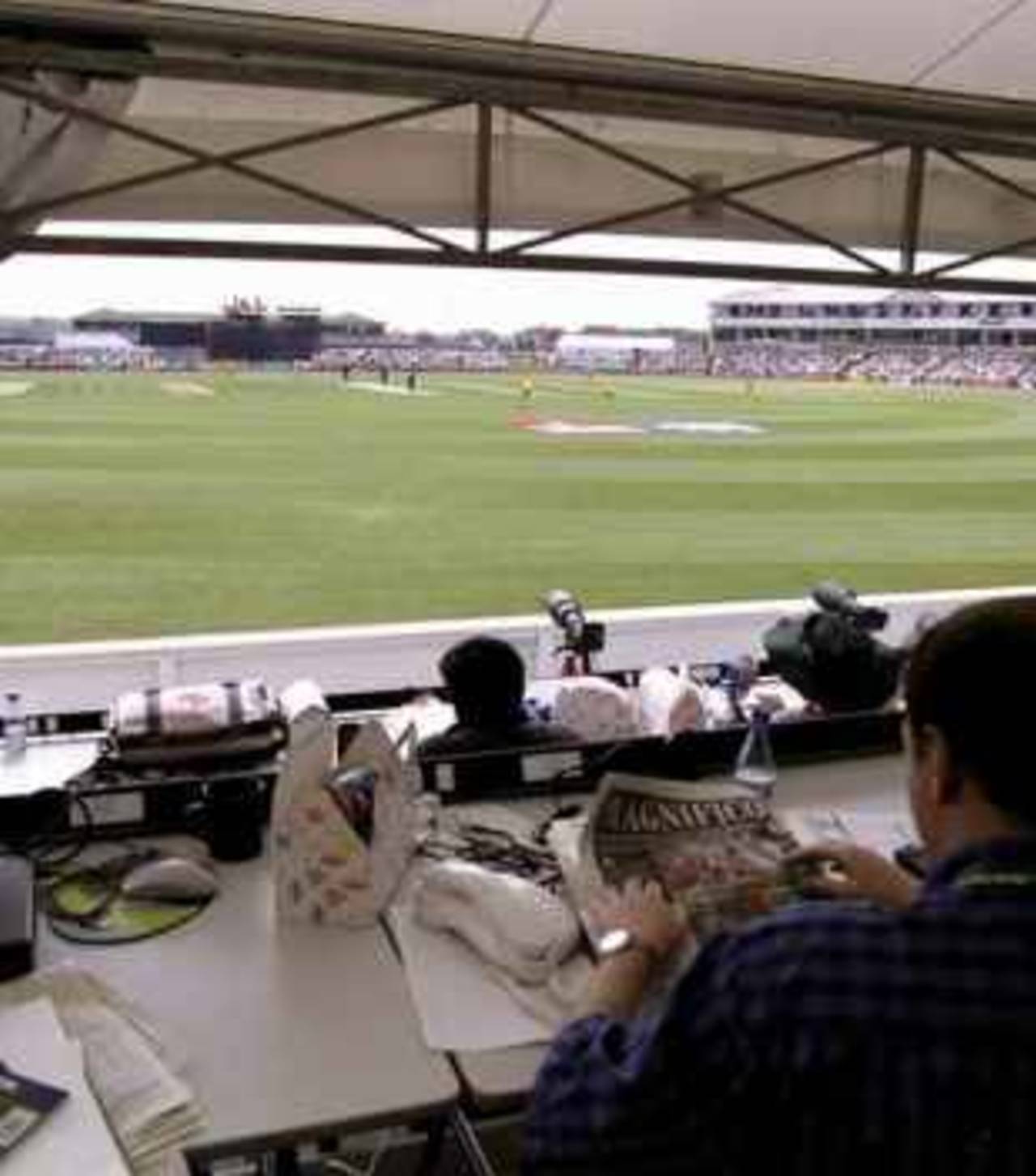 Press boxes at county games increasingly have plenty of empty seats, but the internet and TV are opening up avenues of coverage&nbsp;&nbsp;&bull;&nbsp;&nbsp;Graham Chadwick/Getty Images
