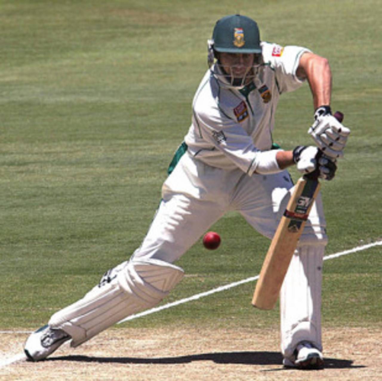 Neil KcKenzie plays a ball to the covers, South Africa v West Indies, Johannesburg, December 13, 2003 