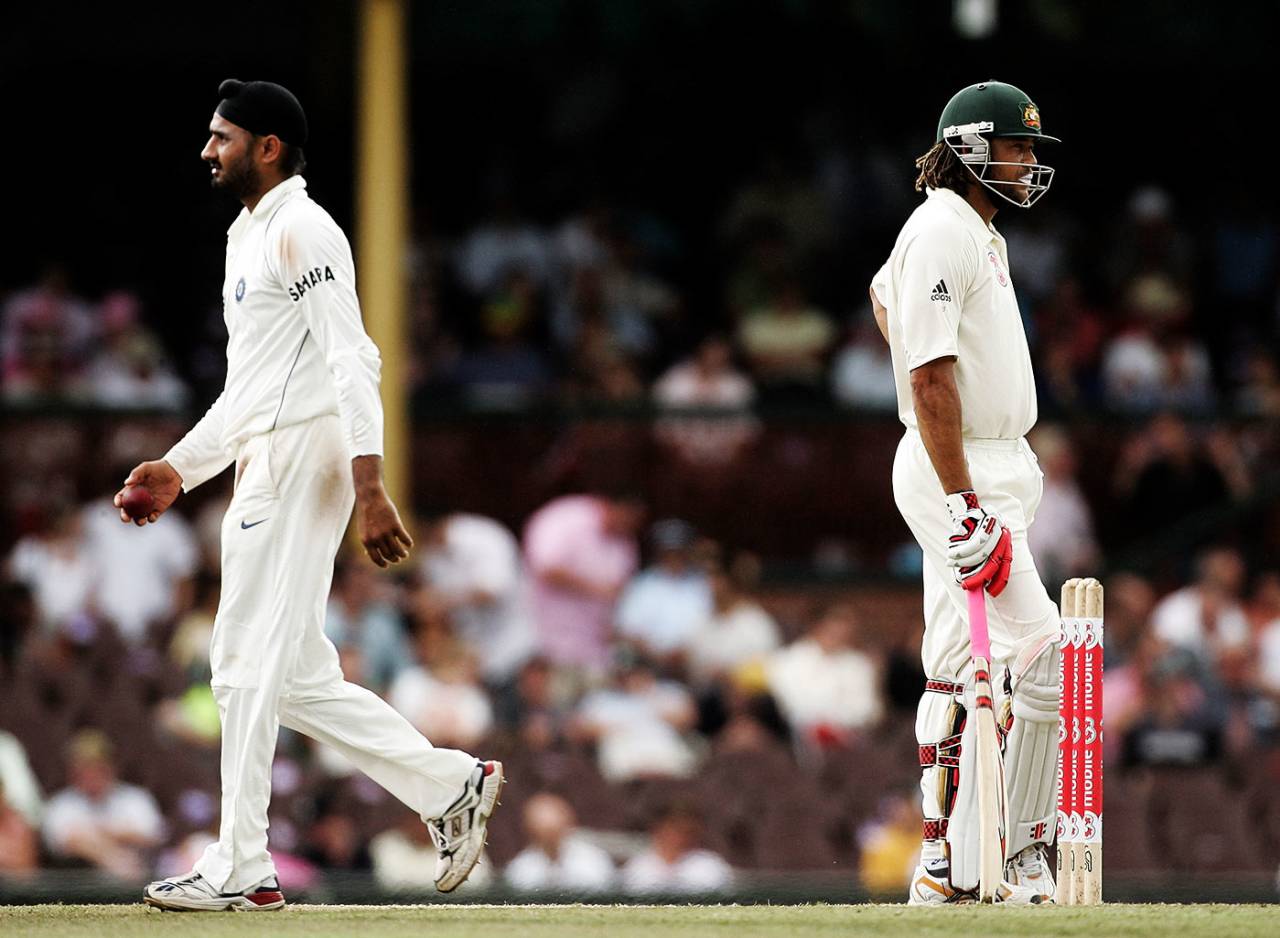 Harbhajan Singh has been banned for three Tests for a racial slur against Andrew Symonds&nbsp;&nbsp;&bull;&nbsp;&nbsp;Getty Images