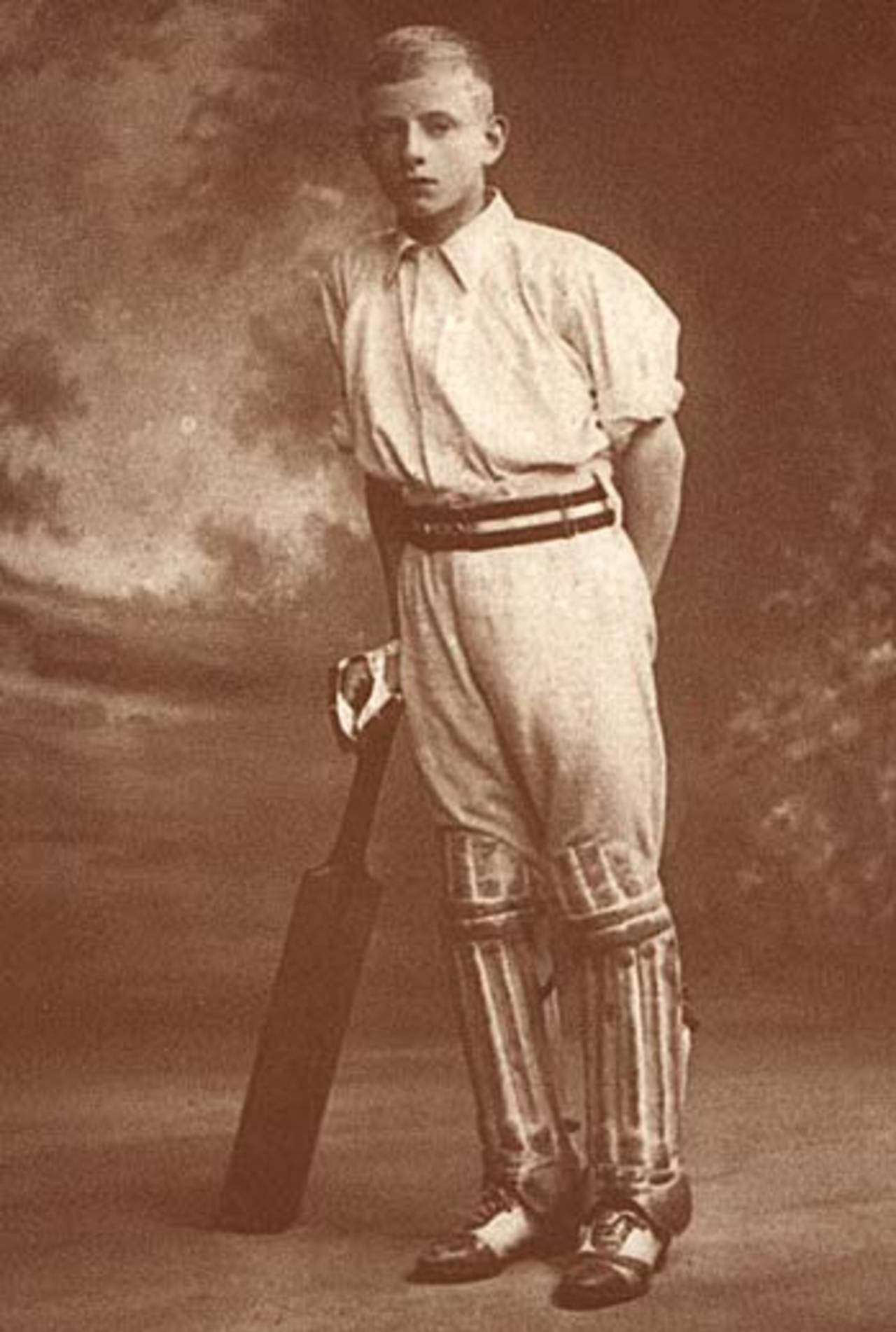 Arthur Edward Jeune Collins, pictured on an 1899 postcard, thousands of copies of which were sold around the world as the story of his remarkable innings spread&nbsp;&nbsp;&bull;&nbsp;&nbsp;ESPNcricinfo Ltd