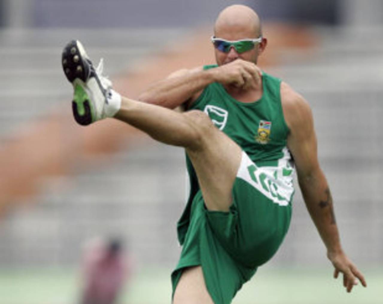 Herschelle Gibbs at a training session, Mirpur, March 11, 2008