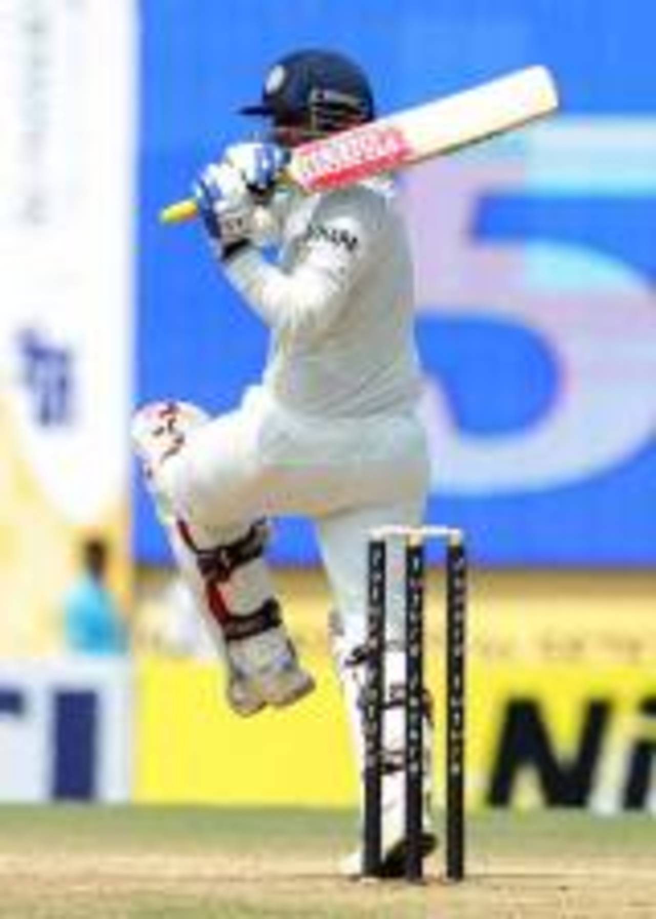 Virender Sehwag whips another one away, India v South Africa, 1st Test, Chennai, 3rd day, March 28, 2008 