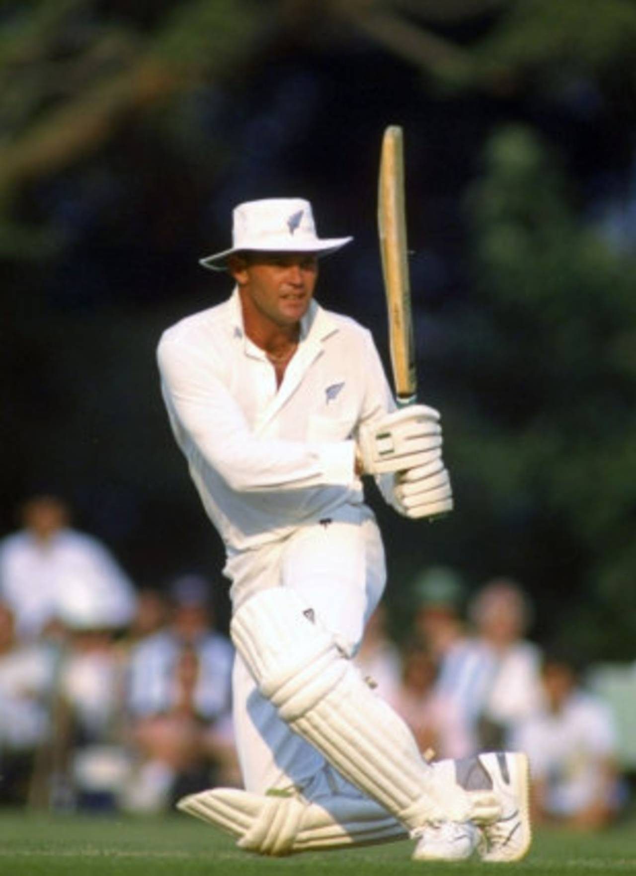 Crowe: speed and grace of footwork, perfect head position, set first to the bowler and then adjusted to the line of the ball&nbsp;&nbsp;&bull;&nbsp;&nbsp;Adrian Murrell/Getty Images