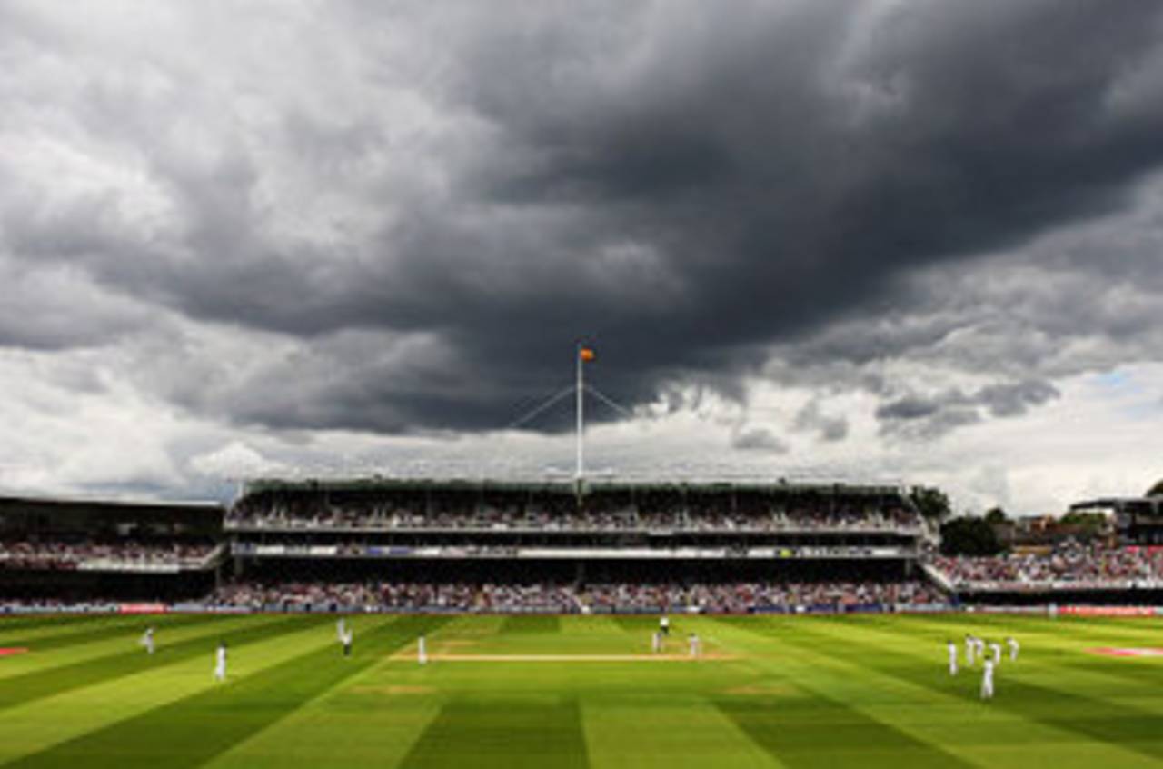 A wide-angle view of Lord's, England v South Africa, 1st Test, Lord's, 3rd day, July 12, 2008