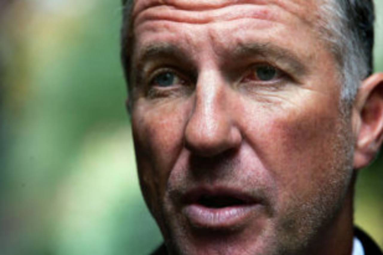 Sir Ian Botham on the day he received his knighthood, London, October 10, 2007