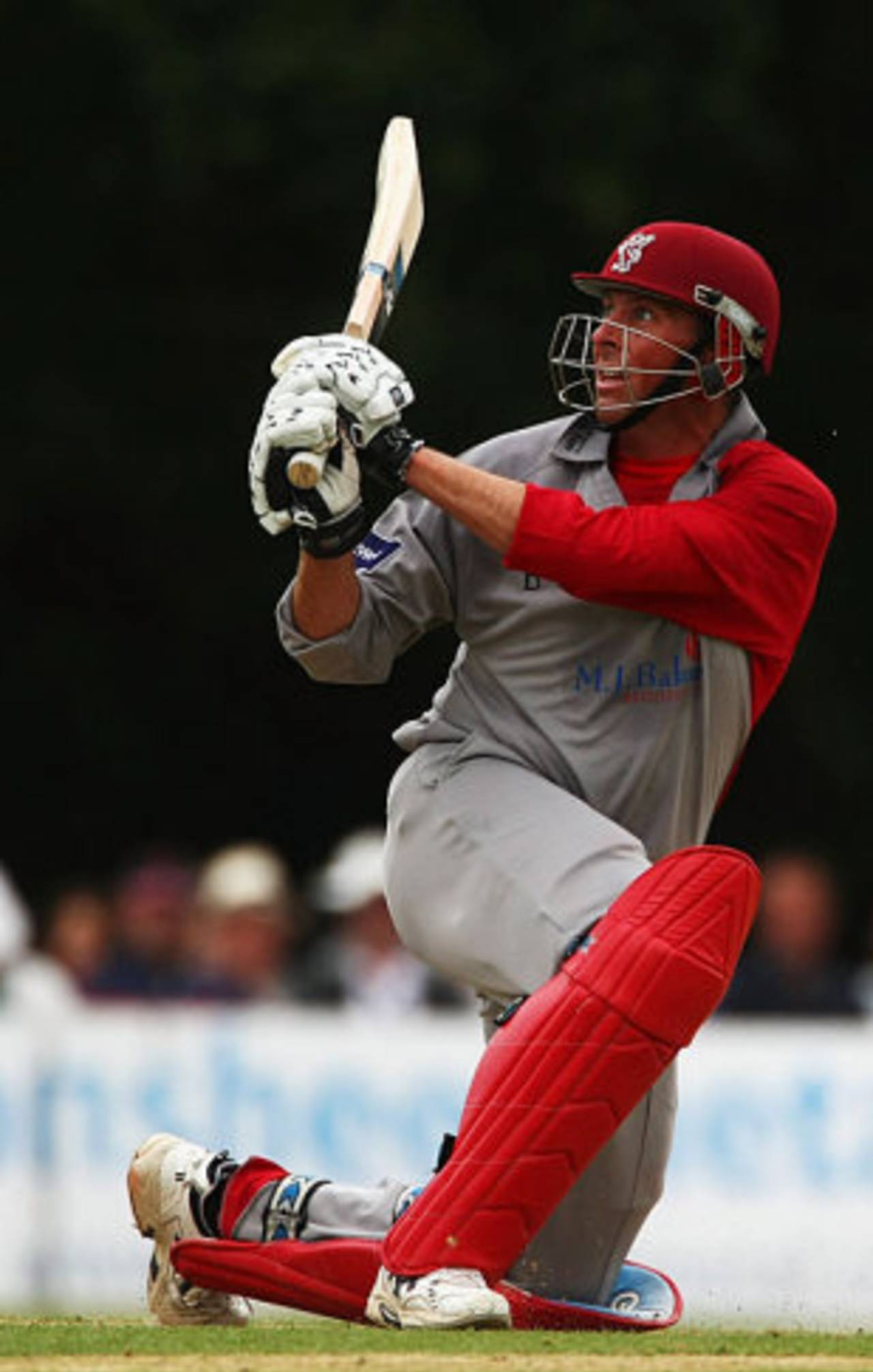 Marcus Trescothick top-edges a sweep, Sussex v Somerset, Pro 40, Arundel, July 20, 2008