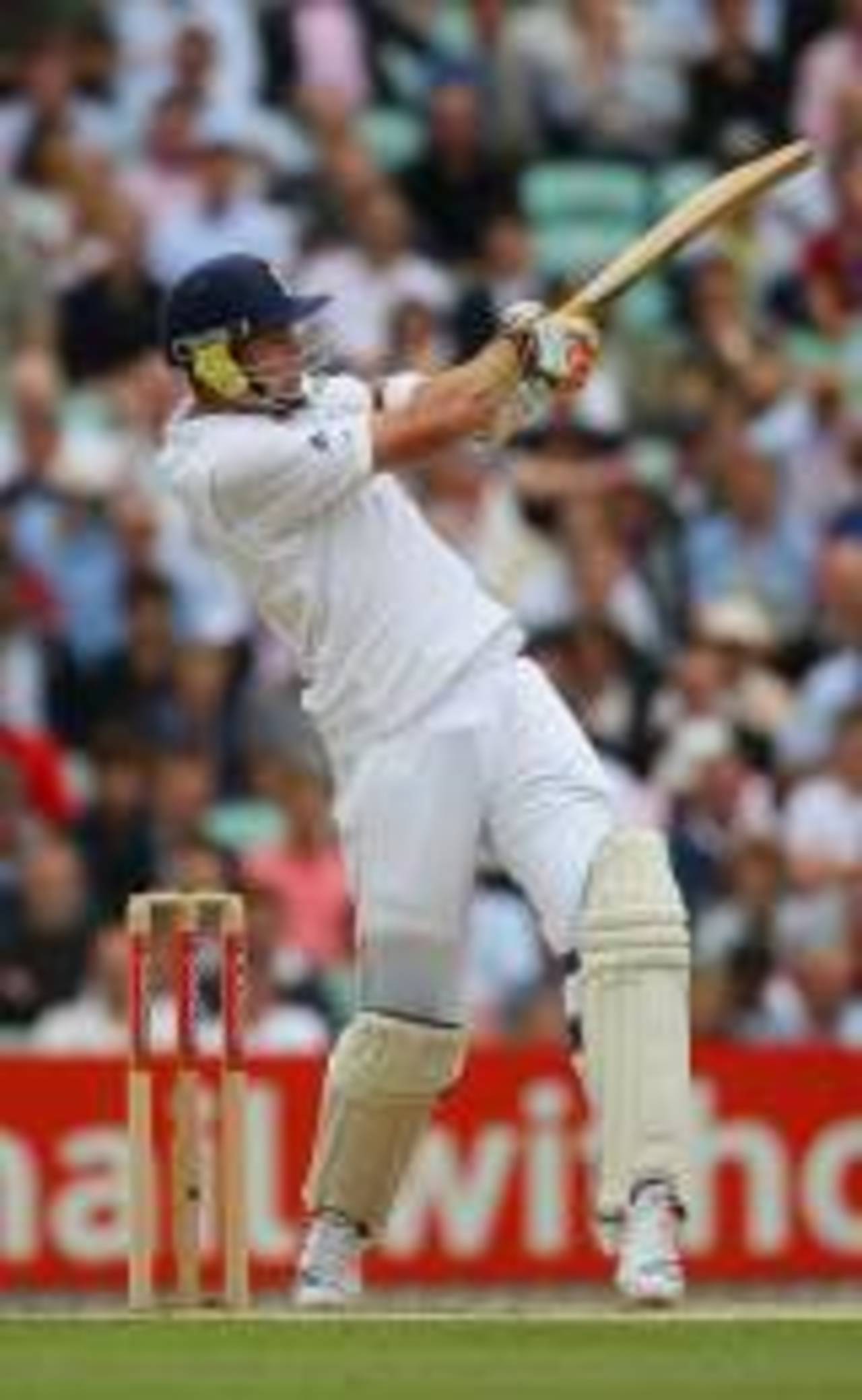 Kevin Pietersen was quickly into his stride with some handsome boundaries, England v South Africa, 4th Test, The Oval, August 8, 2008