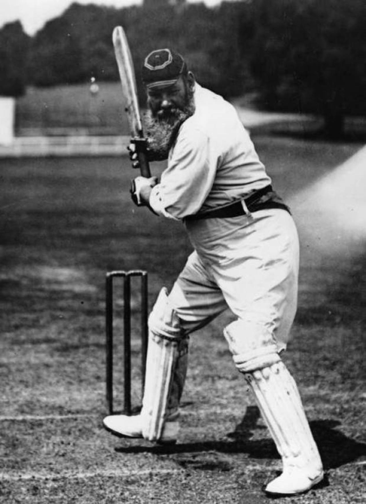 WG Grace bats circa 1900