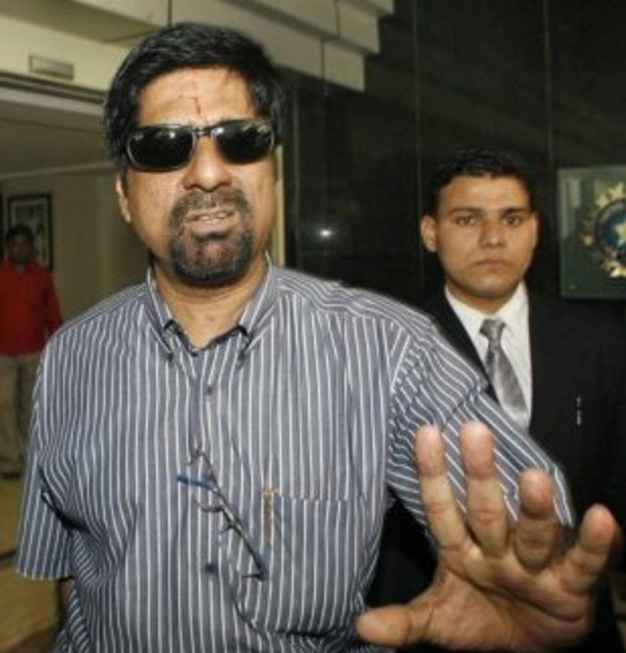 Kris Srikkanth, India's chairman of selectors, attends his first selection meeting, Mumbai, October 1, 2008