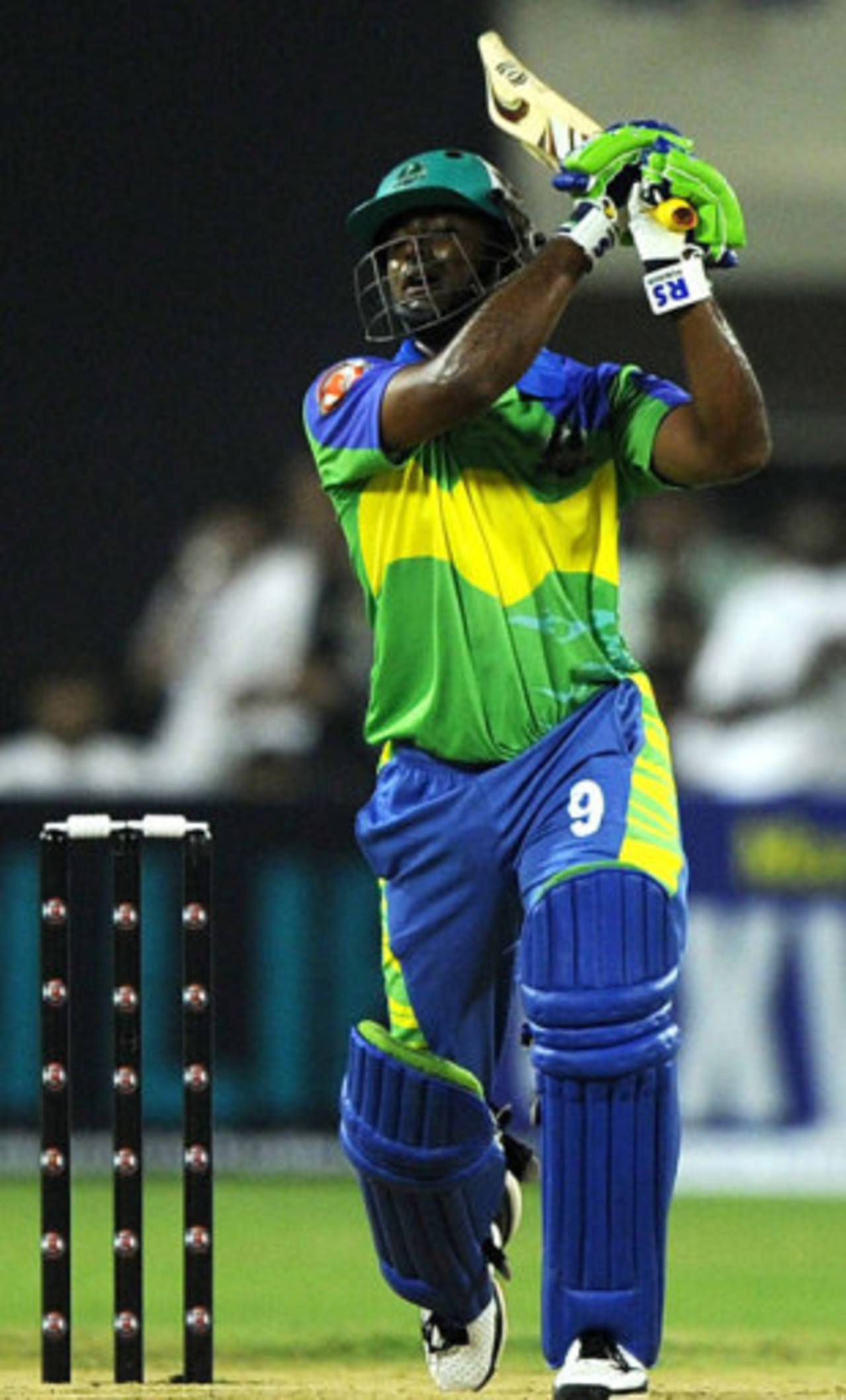 Ambati Rayudu hits out in his 42-ball 58, Hyderabad Heroes v Lahore Badshahs, 1st match, Indian Cricket League, Hyderabad, October 10, 2008