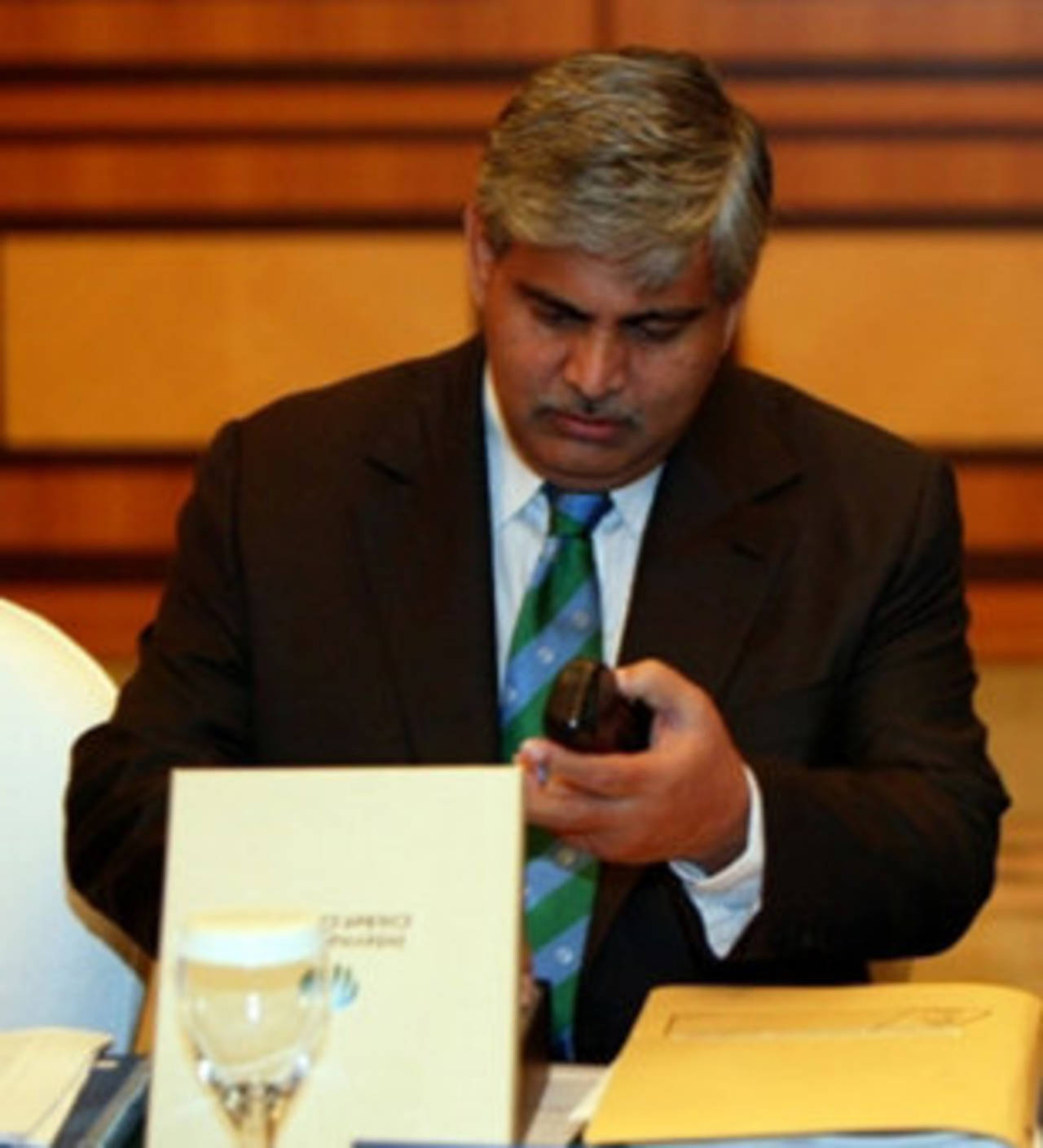 Shashank Manohar at the ICC's board meeting, Dubai, October 14, 2007