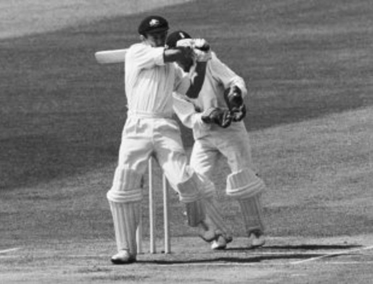 Doug Walters pulls during his innings of 86, England v Australia, 1st Test, Manchester, 4th day, June 10, 1968