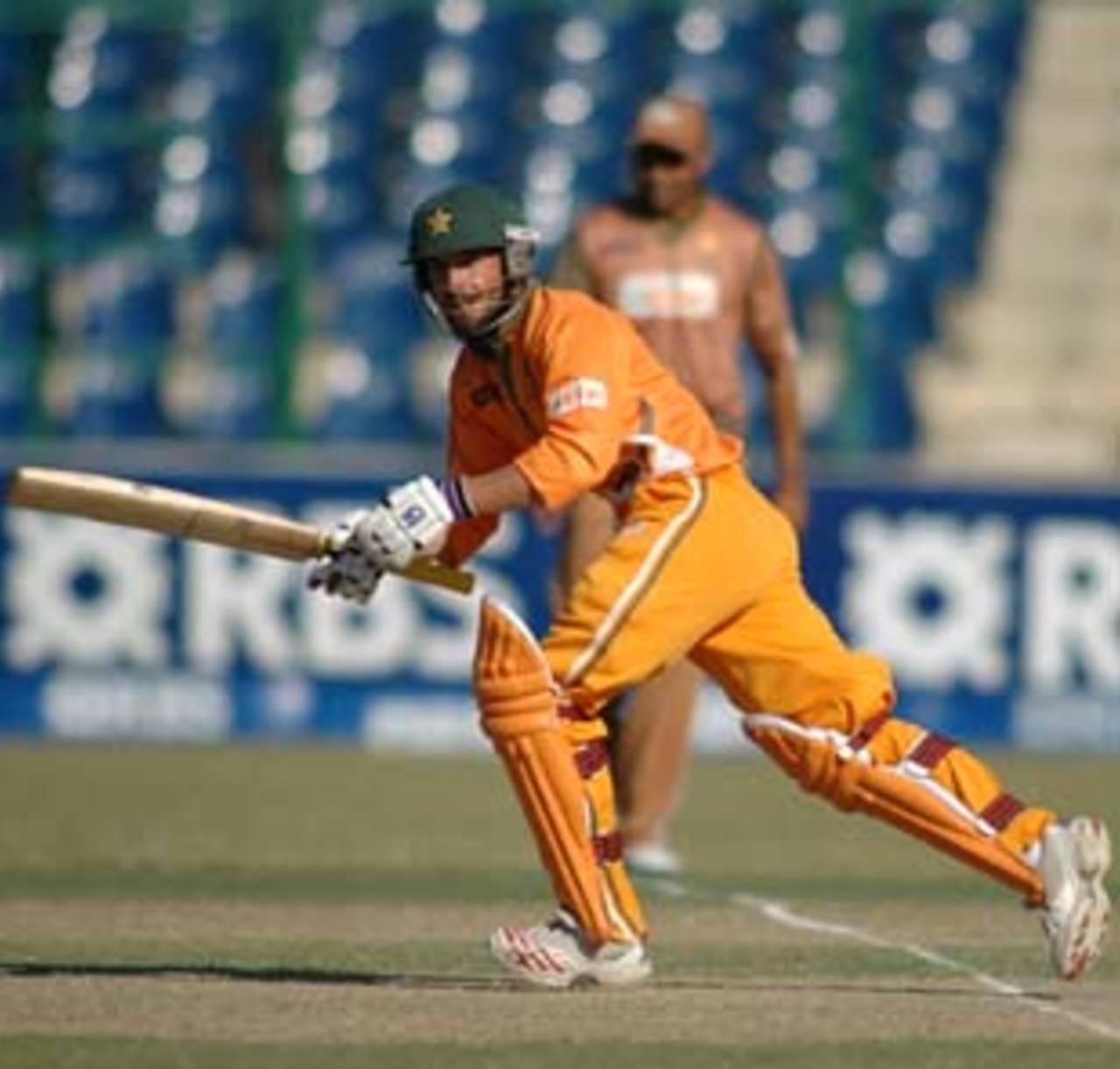Rafatullah Mohmand plays the ball to the leg side, Baluchistan Bears v North West Frontier Province Panthers, RBS Pentangular One Day Cup, Karachi, December 20, 2008