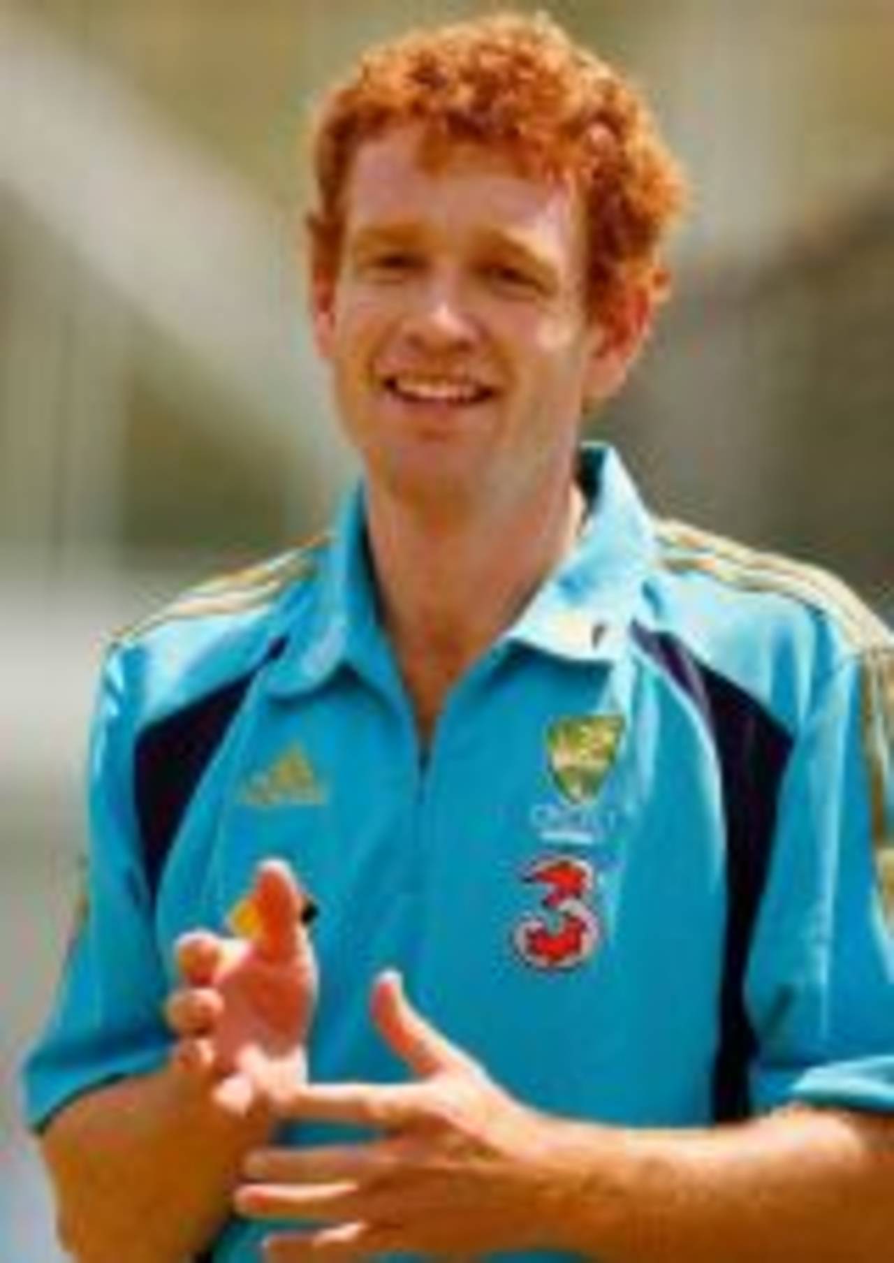 Andrew McDonald at a practice session ahead of the third Test, Sydney, January 2, 2009