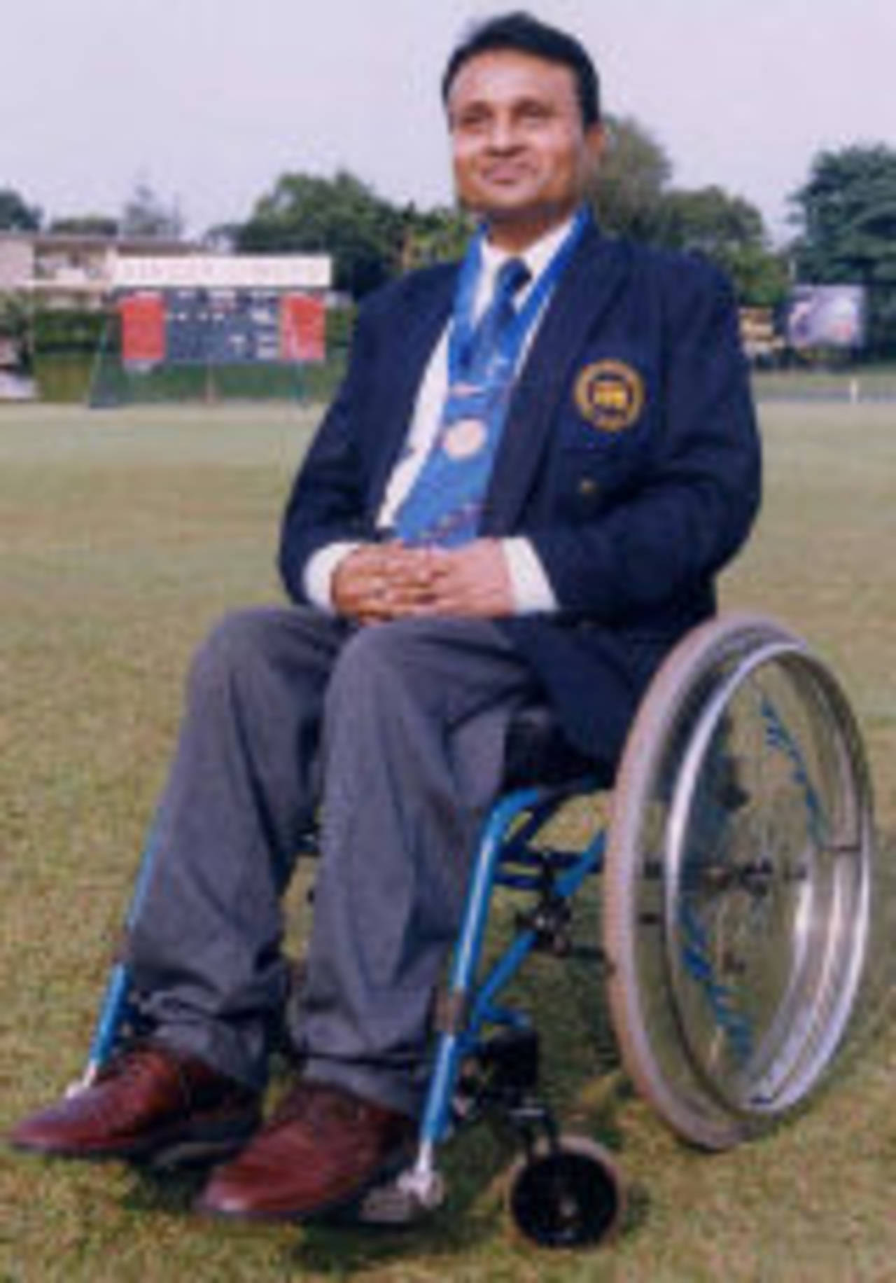 Ajith Perera, the first Sri Lankan to qualify as a professional umpire, January 30, 2009 