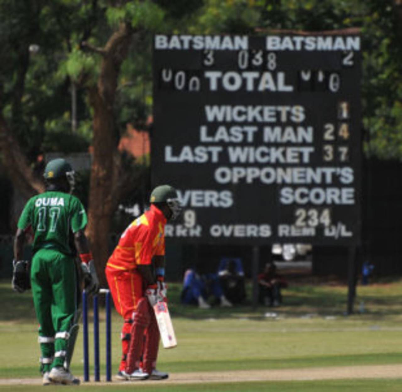 Zimbabwe take on Kenya in Nairobi last February - playing against the leading Associates could provide them with a route back into Test cricket&nbsp;&nbsp;&bull;&nbsp;&nbsp;ESPNcricinfo Ltd