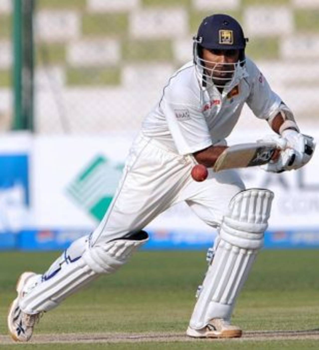 Mahela Jayawardene plays on the off side, Pakistan v Sri Lanka, 1st Test, Karachi, 1st day, February 21, 2009