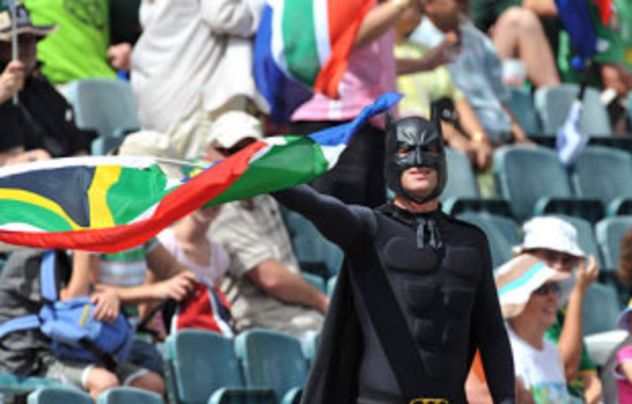 Batman, who has often made appearances at cricket grounds, took on cricket and won this week&nbsp;&nbsp;&bull;&nbsp;&nbsp;Getty Images