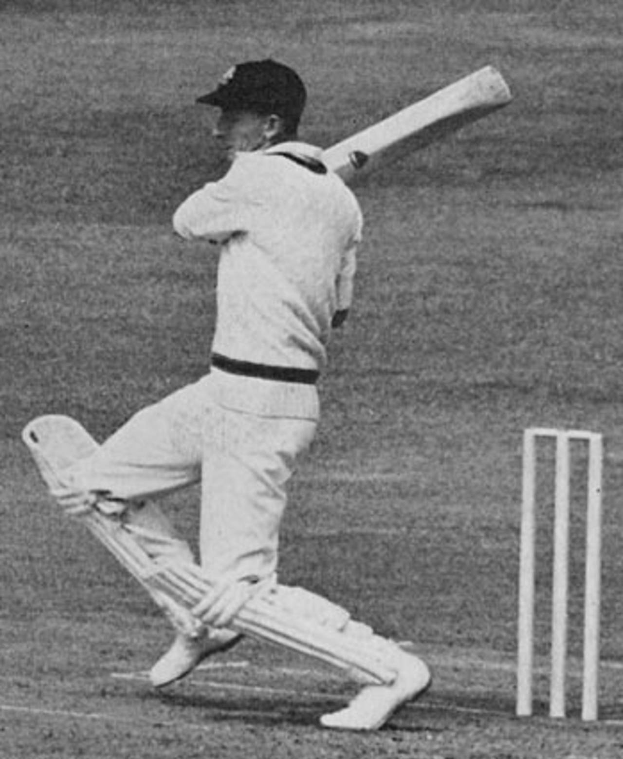 Bill Lawry hits out, England v Australia, Lord's, 1961