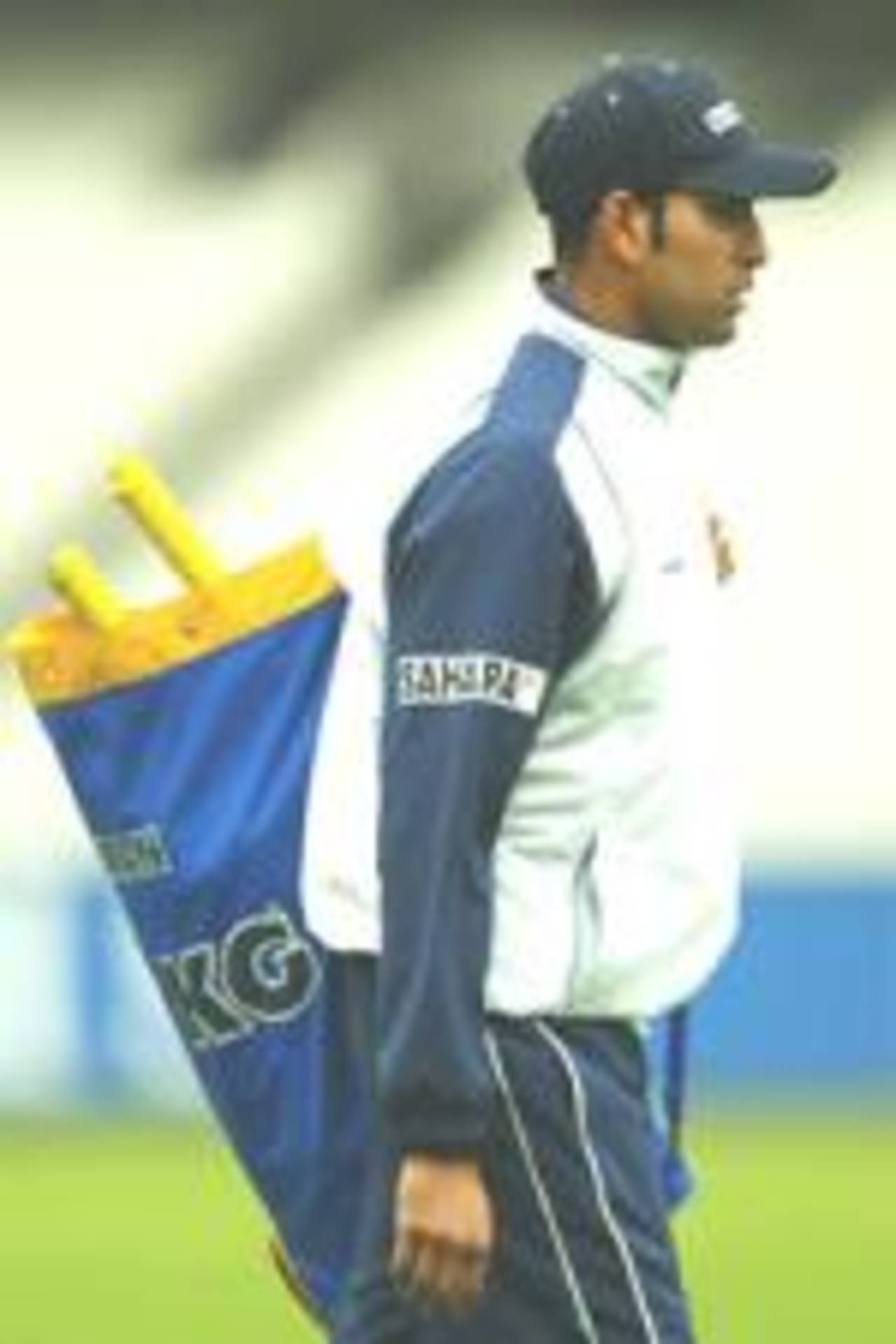 VVS Laxman of India in action during India Cricket Training at the Melbourne Cricket Ground on November 24, 2003 in Melbourne, Australia.