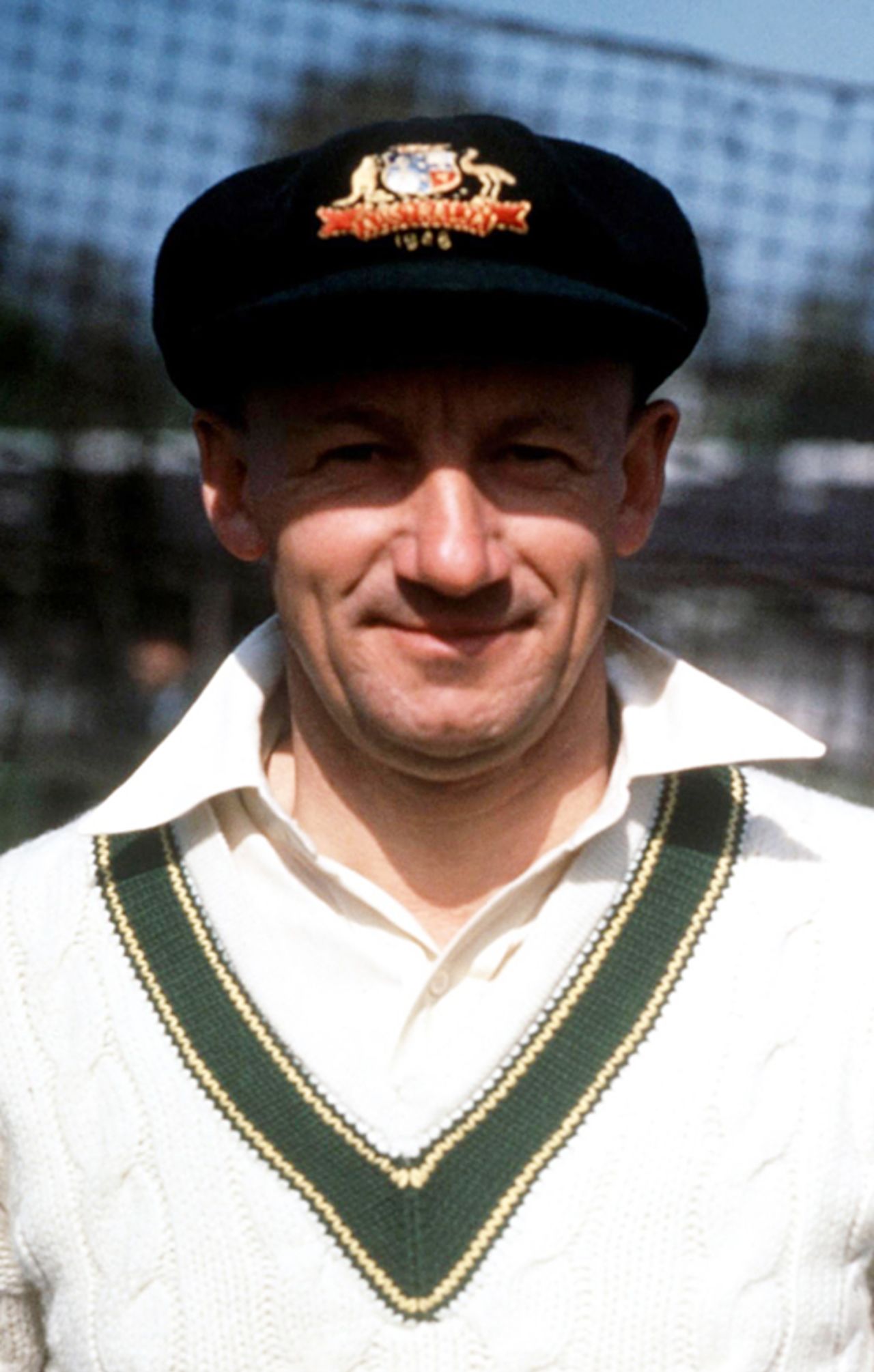 Don Bradman pictured on the 1948 Ashes tour