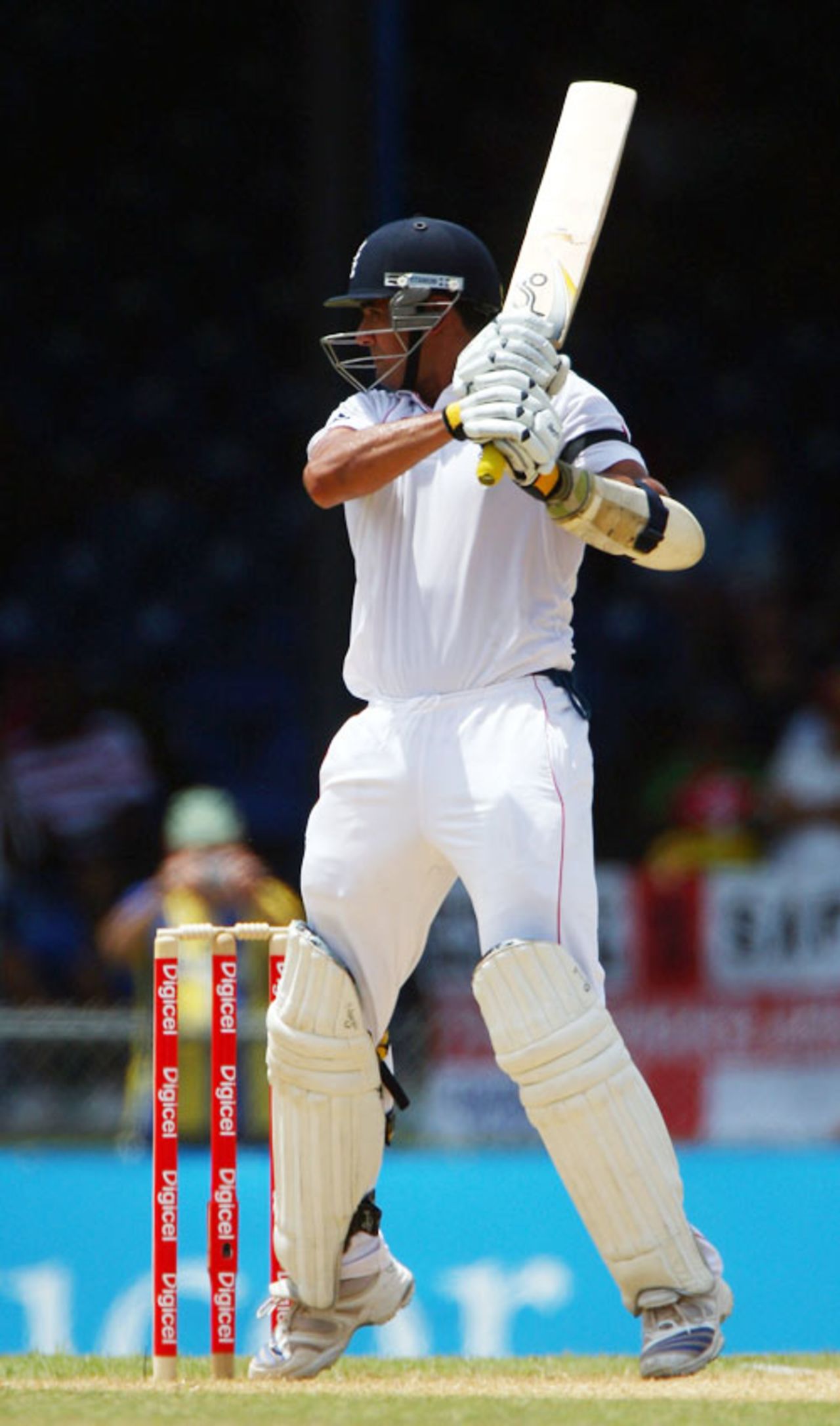 Owais Shah cuts behind square, West Indies v England, 5th Test, Trinidad, March 6, 2009