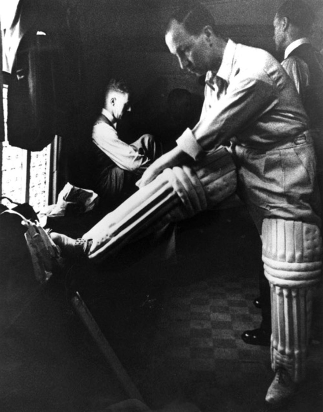 Andy Sandham puts on his pads, Surrey v Glamorgan, County Championship, The Oval, April 30-May 2, 1930