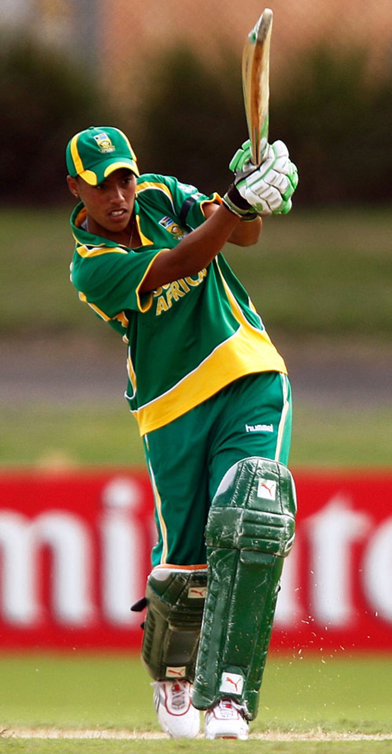 Alicia Smith flicks to the leg side, South Africa v West Indies, Group A, women's World Cup, Newcastle, March 8, 2009