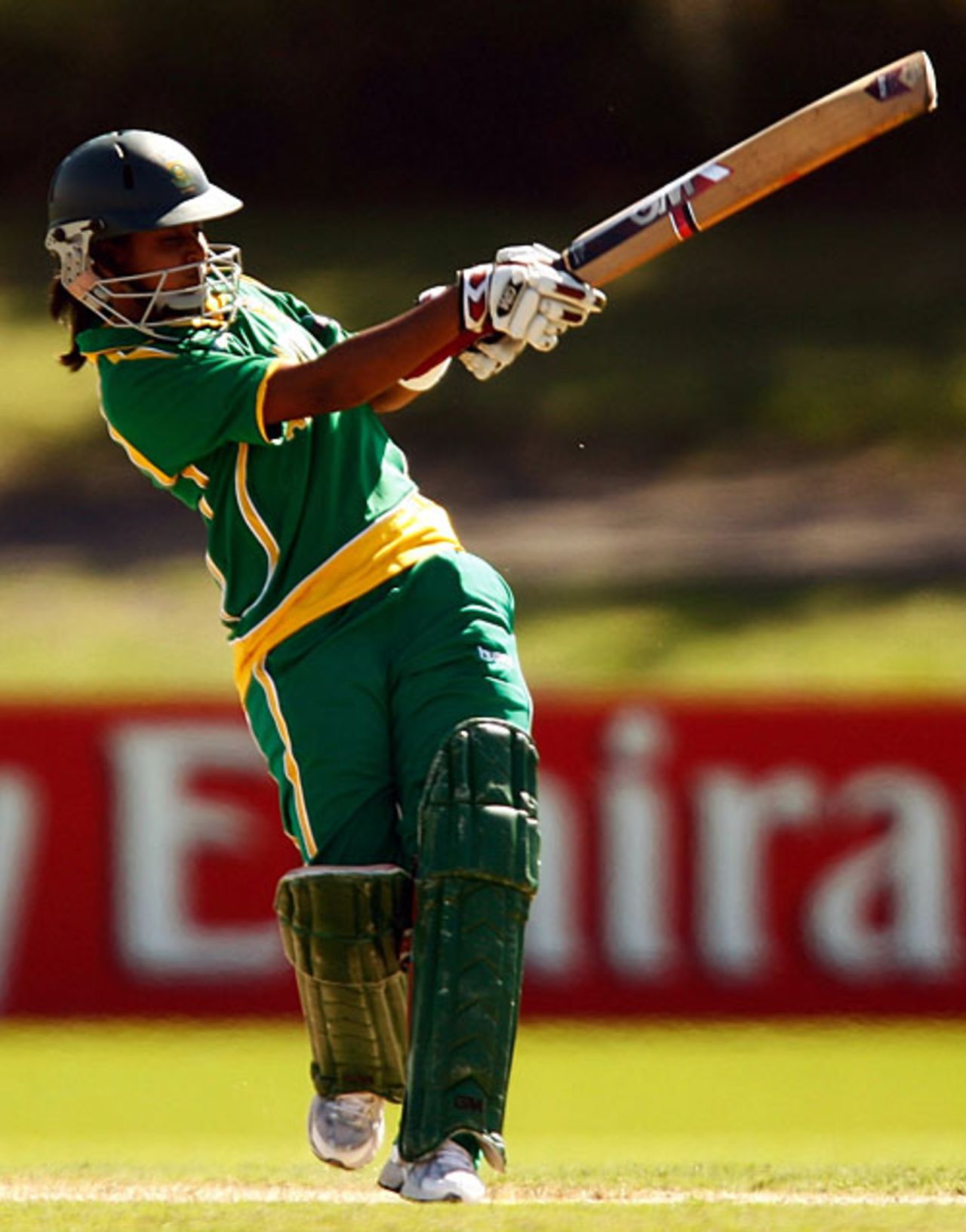Trisha Chetty pulls to square leg, South Africa v West Indies, Group A, women's World Cup, Newcastle, March 8, 2009