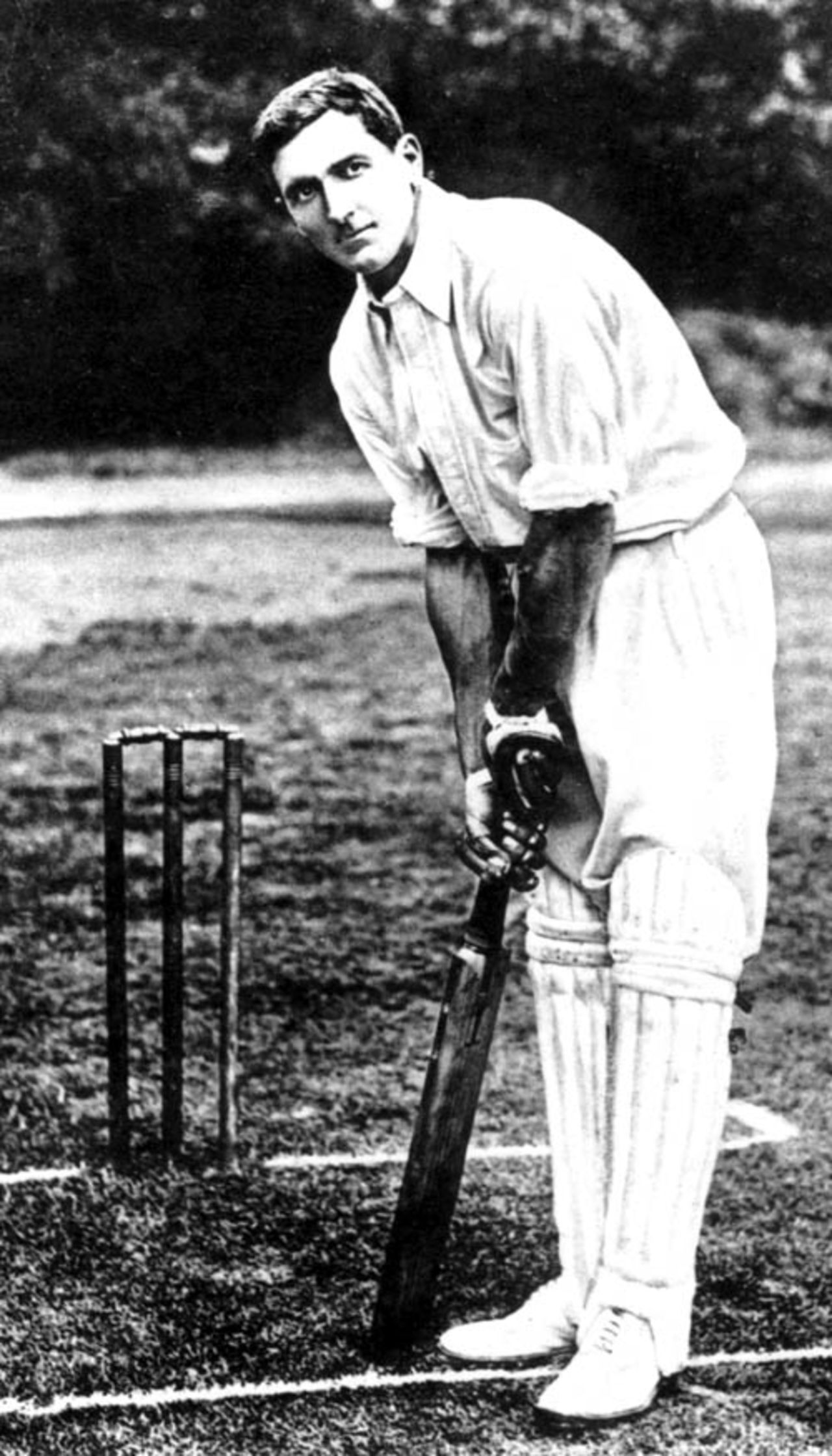 CB Fry at the crease, 1902