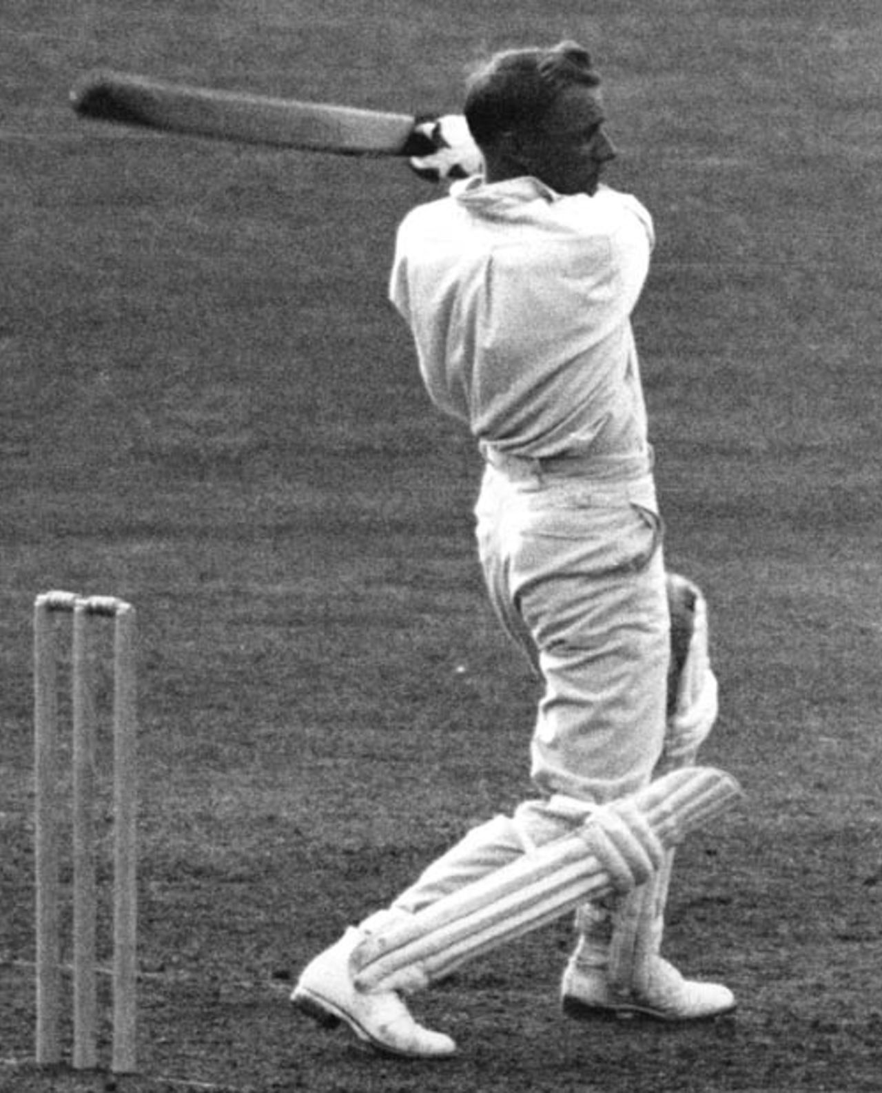 Donald Bradman steers one through the off side, England v Australia, 3rd Test, Headingley, 1st day, July 11, 1930