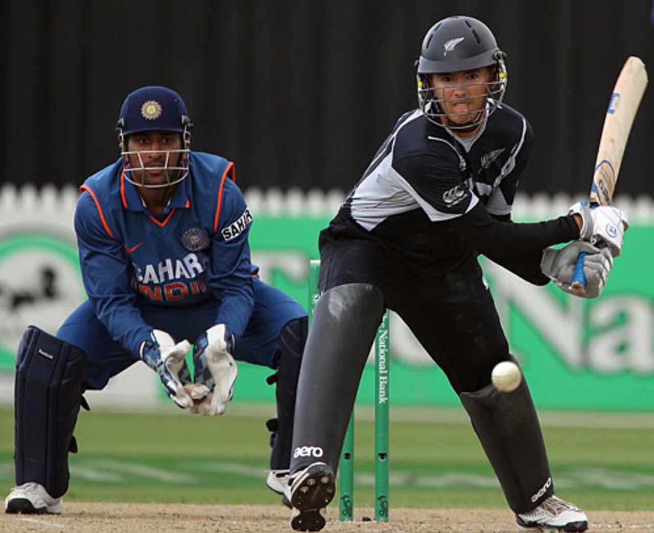 Peter McGlashan scored a quickfire 56, New Zealand v India, 4th ODI, Hamilton, March 11, 2009