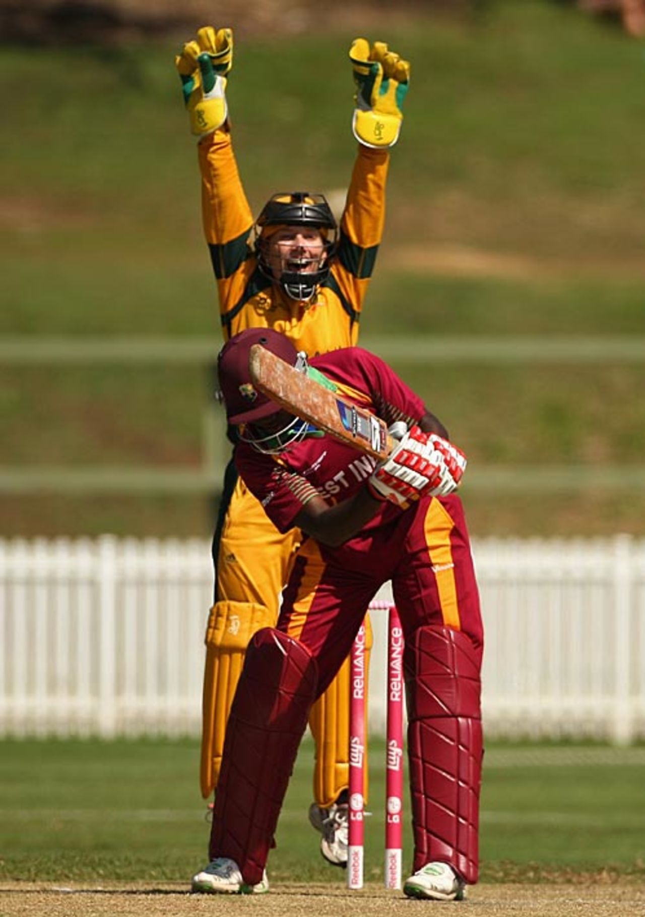 Stafanie Taylor is lbw, Australia v West Indies, Group A, women's World Cup, Sydney, March 12, 2009