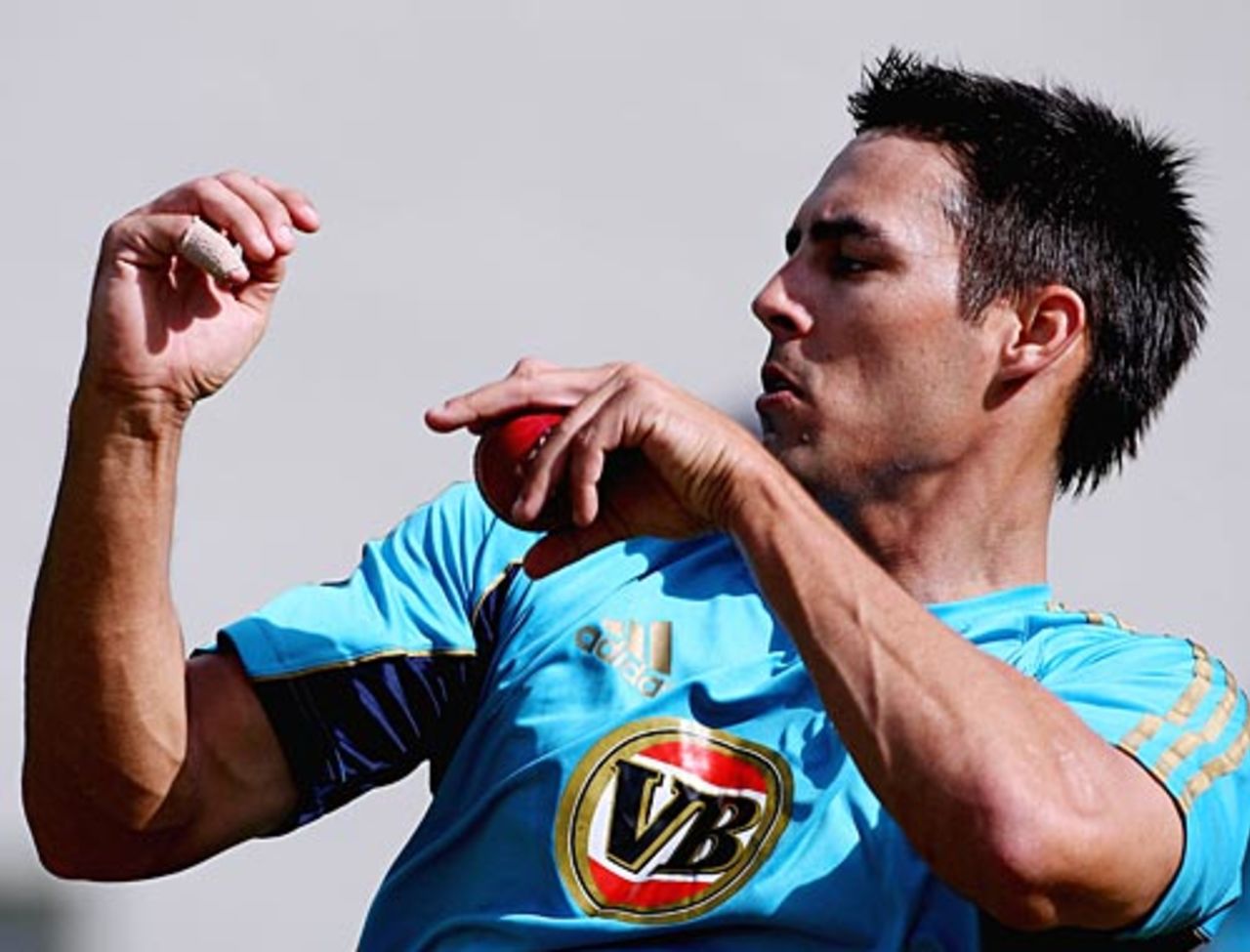 Mitchell Johnson in action at Newlands, Cape Town, March 16, 2009