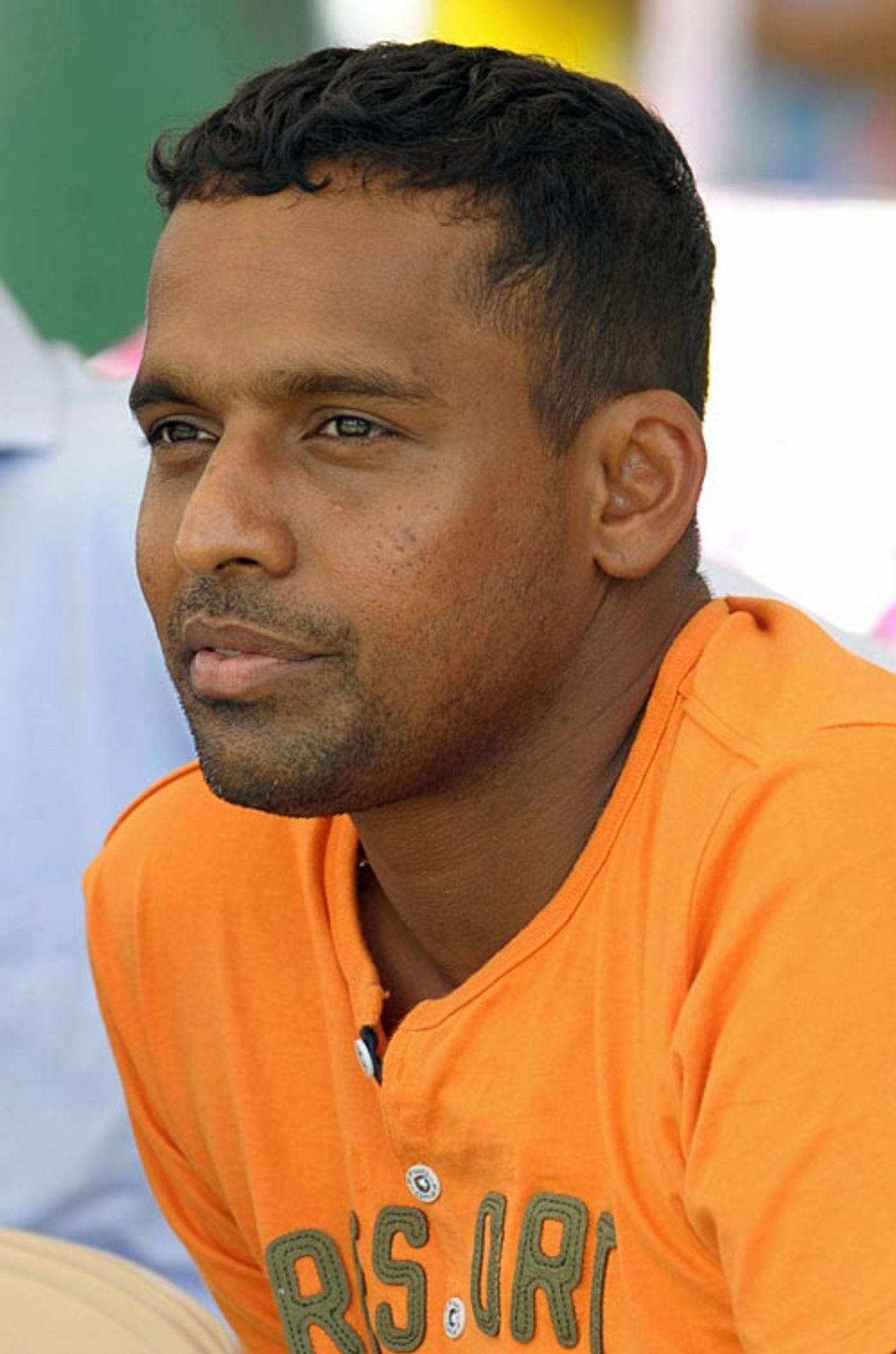 Thilan Samaraweera watches an inter-provincial Twenty20 match, SSC, Colombo, March 26, 2009