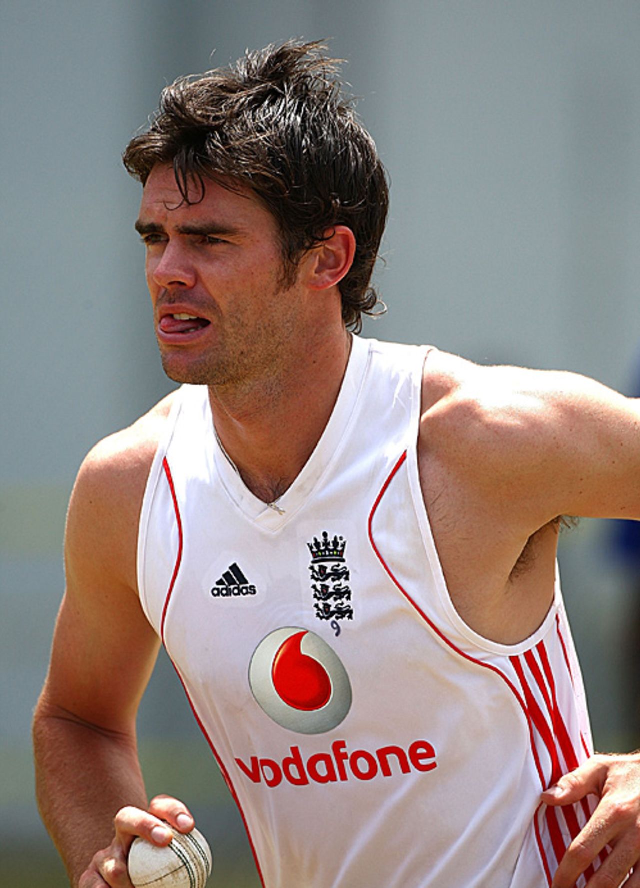 James Anderson gears up for the third ODI against West Indies, Bridgetown, March 25, 2009