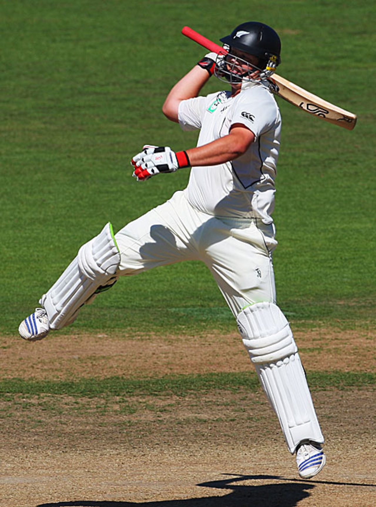 The excitement gets to Jesse Ryder on reaching his double-hundred, New Zealand v India, 2nd Test, Napier, 2nd day, March 27, 2009