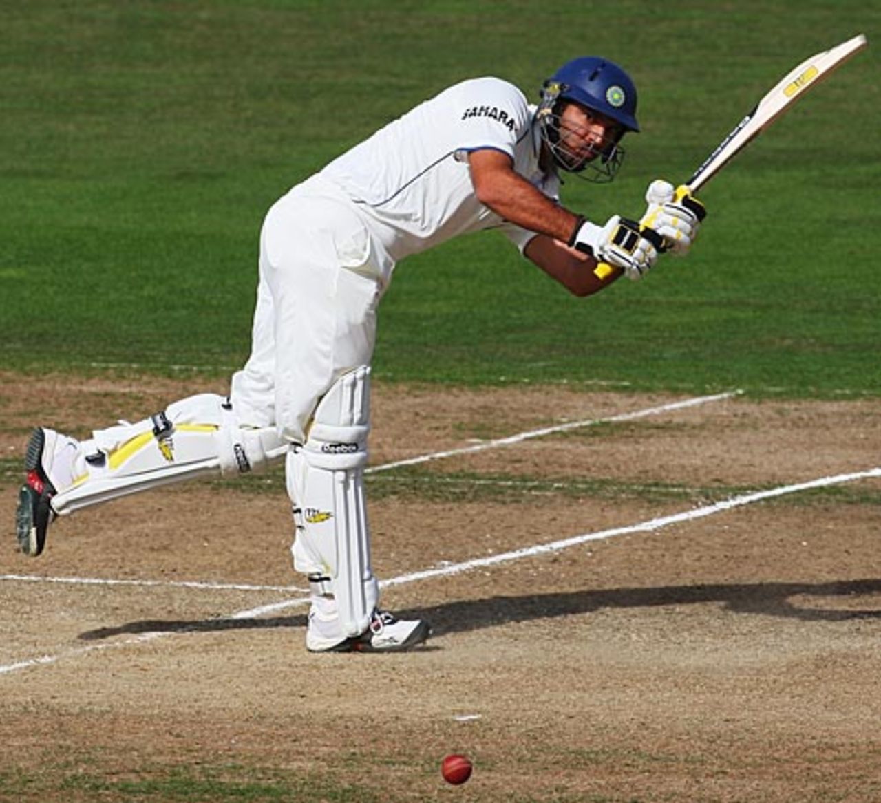 Yuvraj Singh flicks, New Zealand v India, 2nd Test, Napier, 3rd day, March 28, 2009