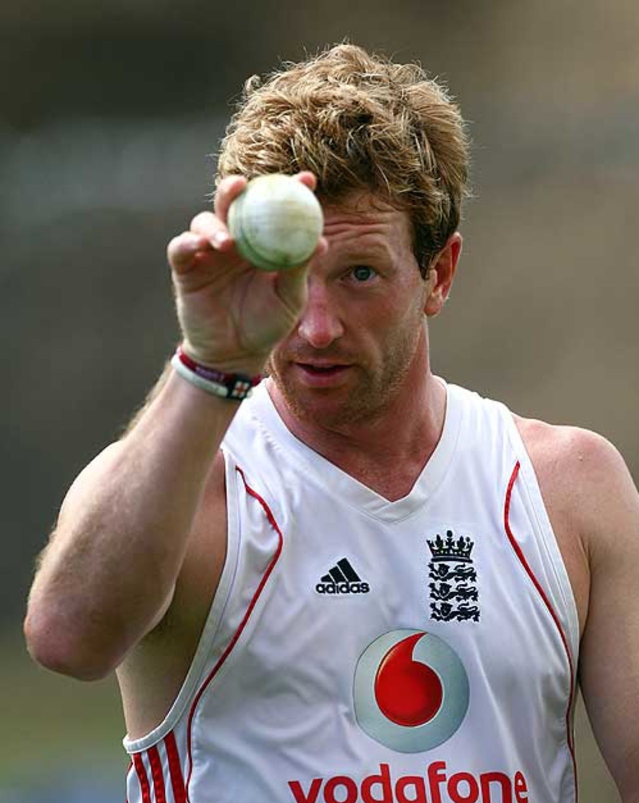Paul Collingwood knows exactly what he wants to do at the nets, St Lucia, April 2, 2009